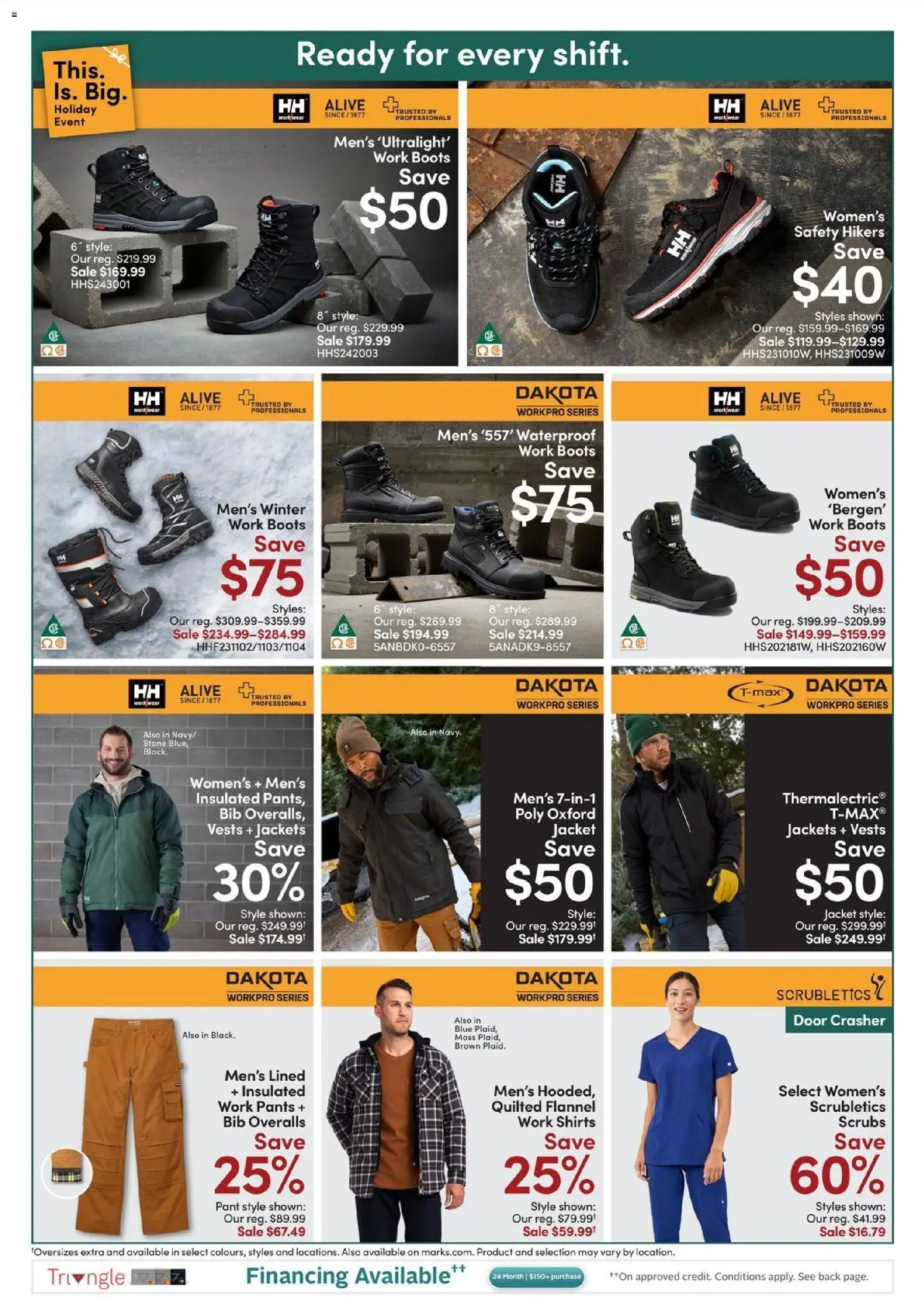 Mark's flyer valid from 11.12.2025 | Page: 5 | Products: Boots, Jacket, Pants