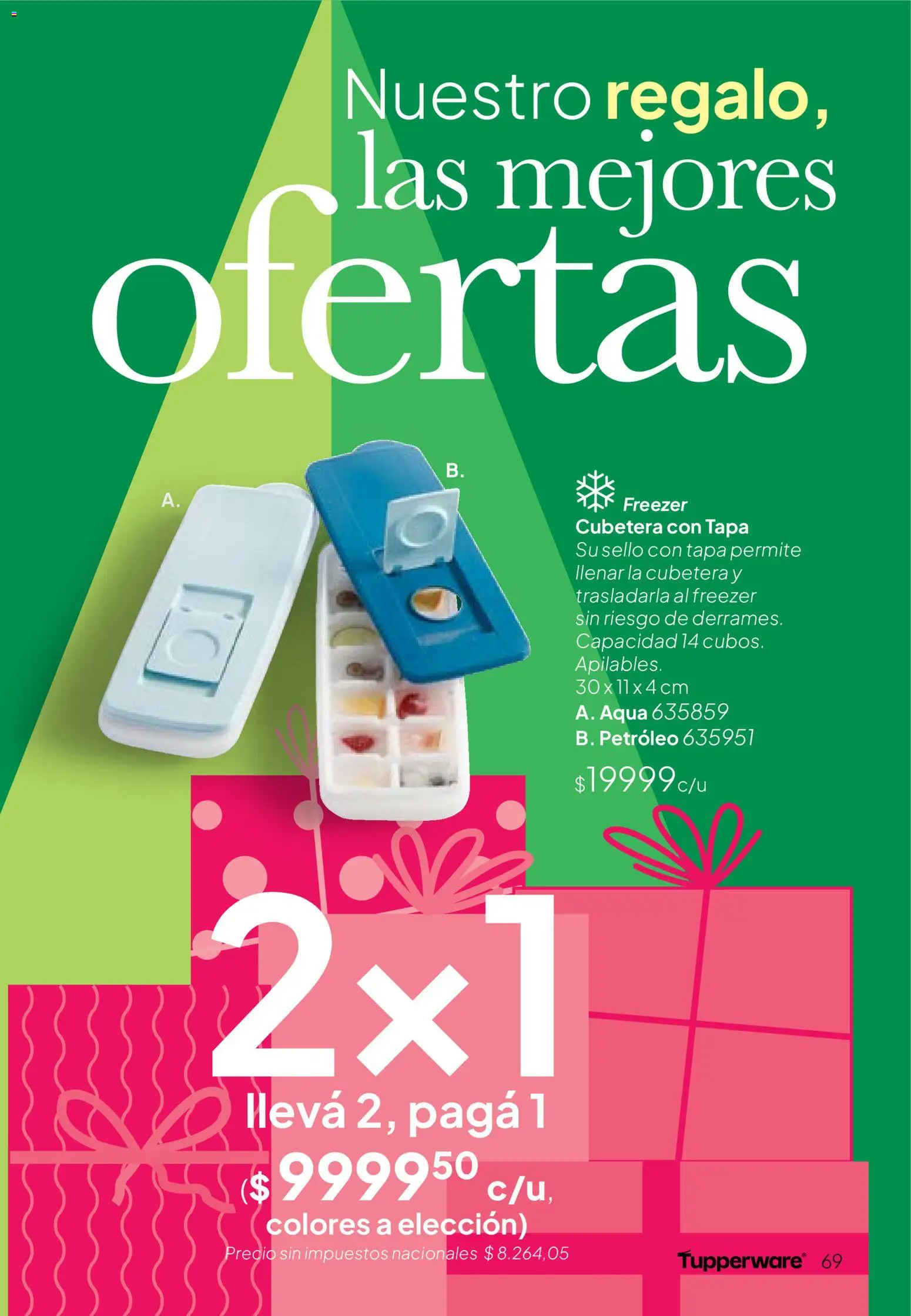 Tupperware Folleto │ válido desde el 24.11.2025 | Página: 70 | Productos: Freezer, Petróleo, Cubetera