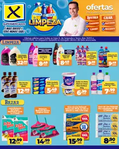 X Supermercados ofertas Segunda e Terça da Limpeza - Pré-Visualização do folheto da loja X Supermercados, válido de 30.03.2026