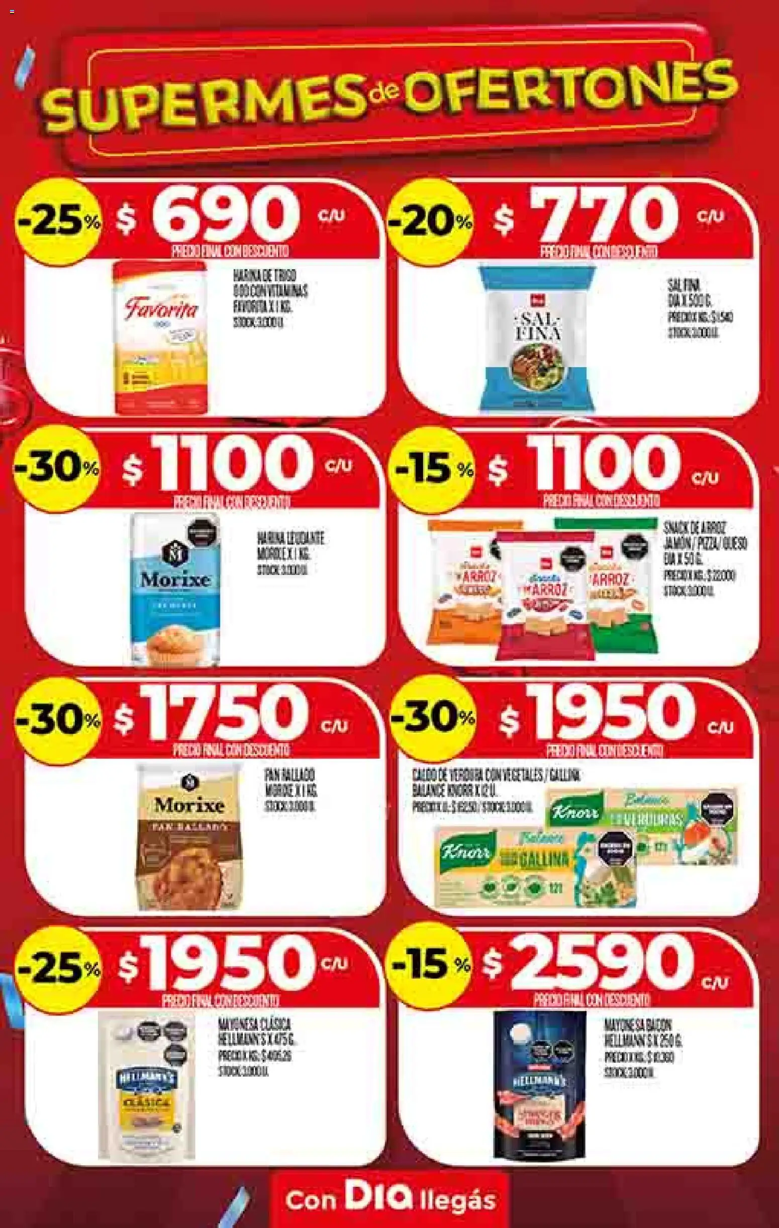 Supermercado DIA Ofertas │ válido desde el 22.10.2025 | Página: 15 | Productos: Harina, Pan, Arroz, Pan rallado