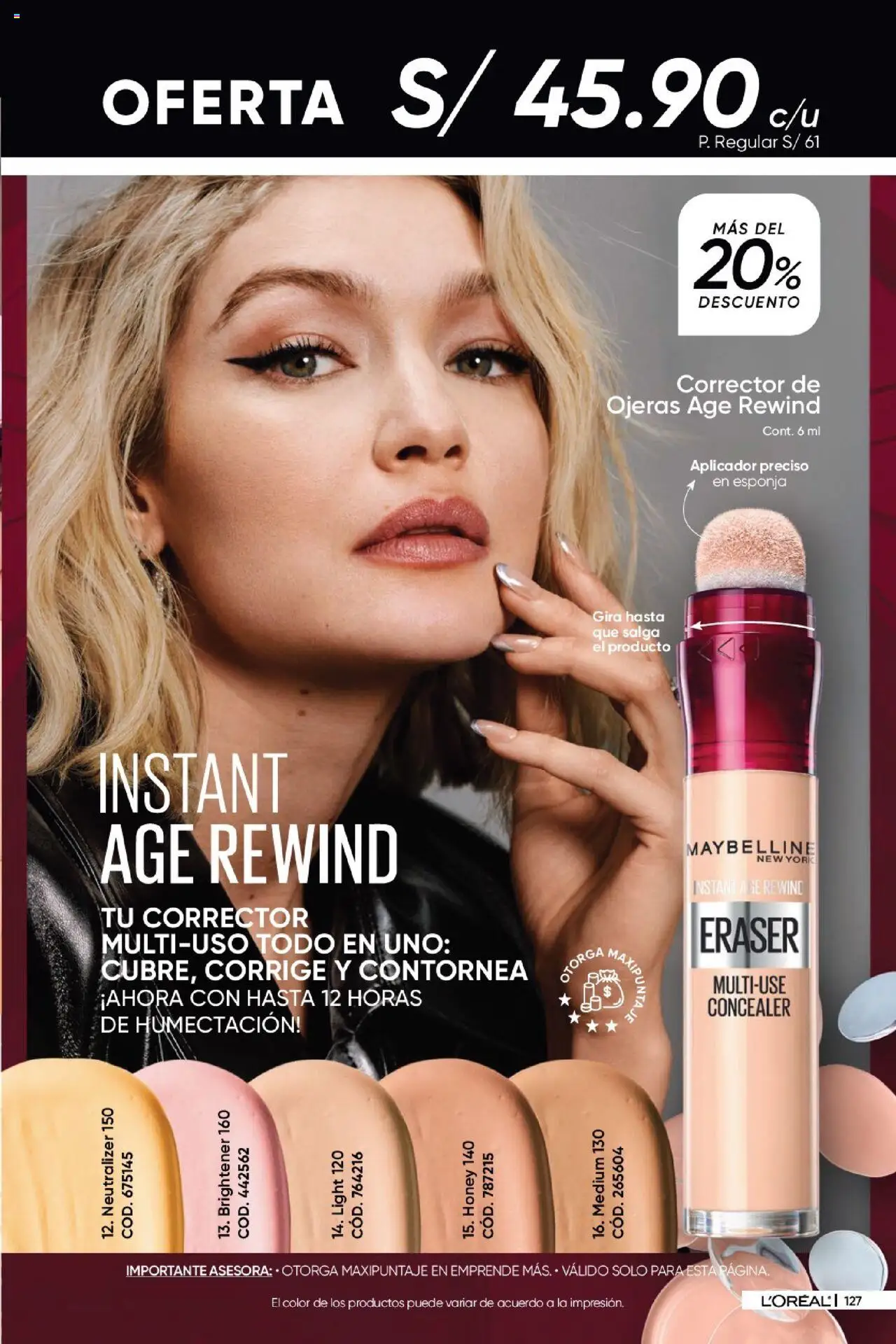 Catálogo Azzorti válido desde 28.05.2025 | Página: 129 | Productos: Esponja, Corrector
