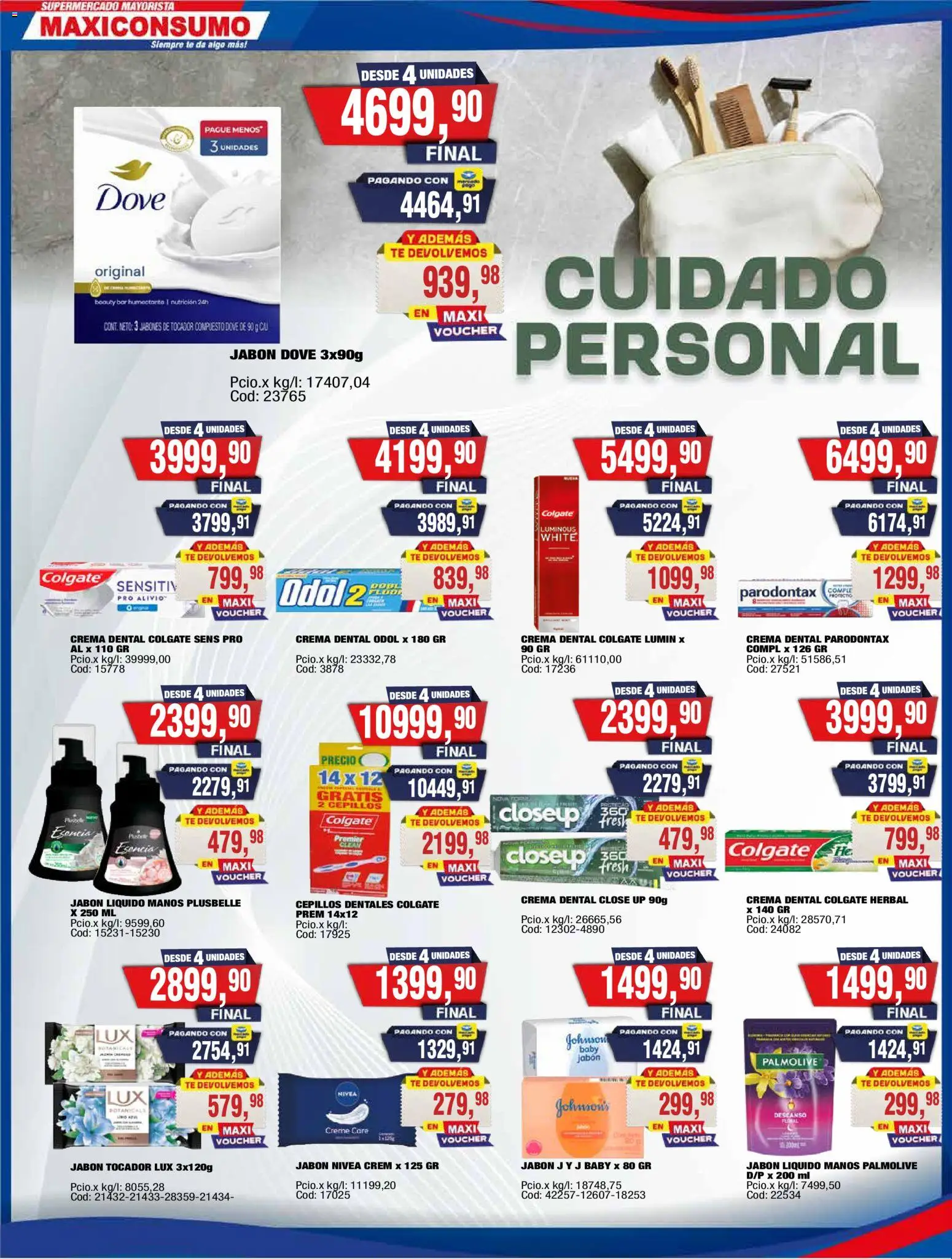 Maxiconsumo ofertas │ válido desde el 20.04.2026 | Página: 24 | Productos: Jabón líquido, Jabón, Té, Crema
