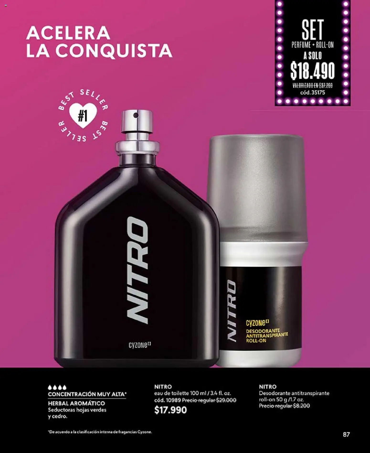 Catálogo CyZone Campaña 2 │ válido desde el 16.01.2026 | Página: 87 | Productos: Perfume, Eau de toilette, Desodorante, Antitranspirante