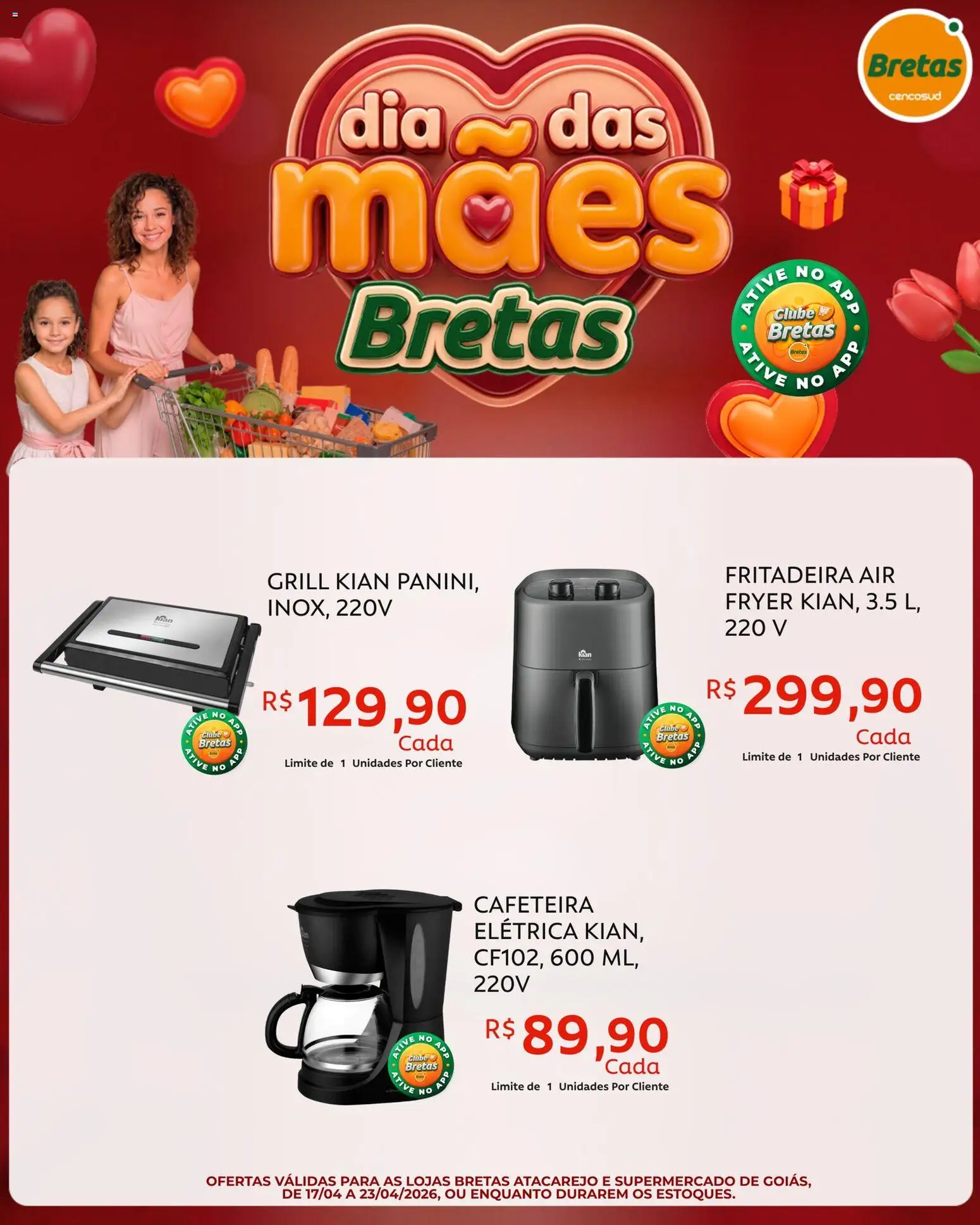 Bretas Folheto - válido de 17.04.2026 | Página: 10 | Produtos: Grill, Cafeteira