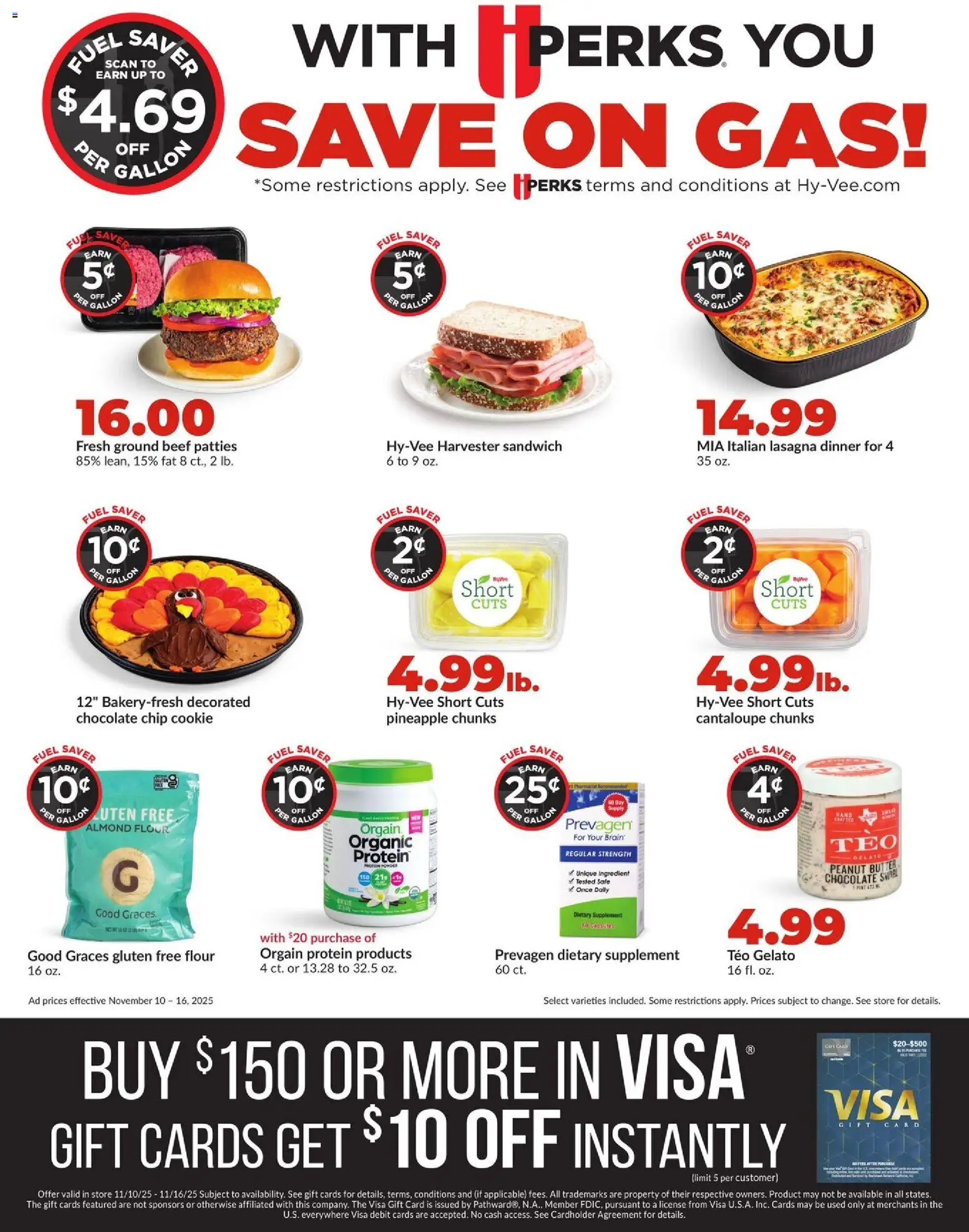 HyVee Weekly Ad - valid from 10.11.2025 | Page: 14 | Products: Powder, Butter, Beef, Pineapple