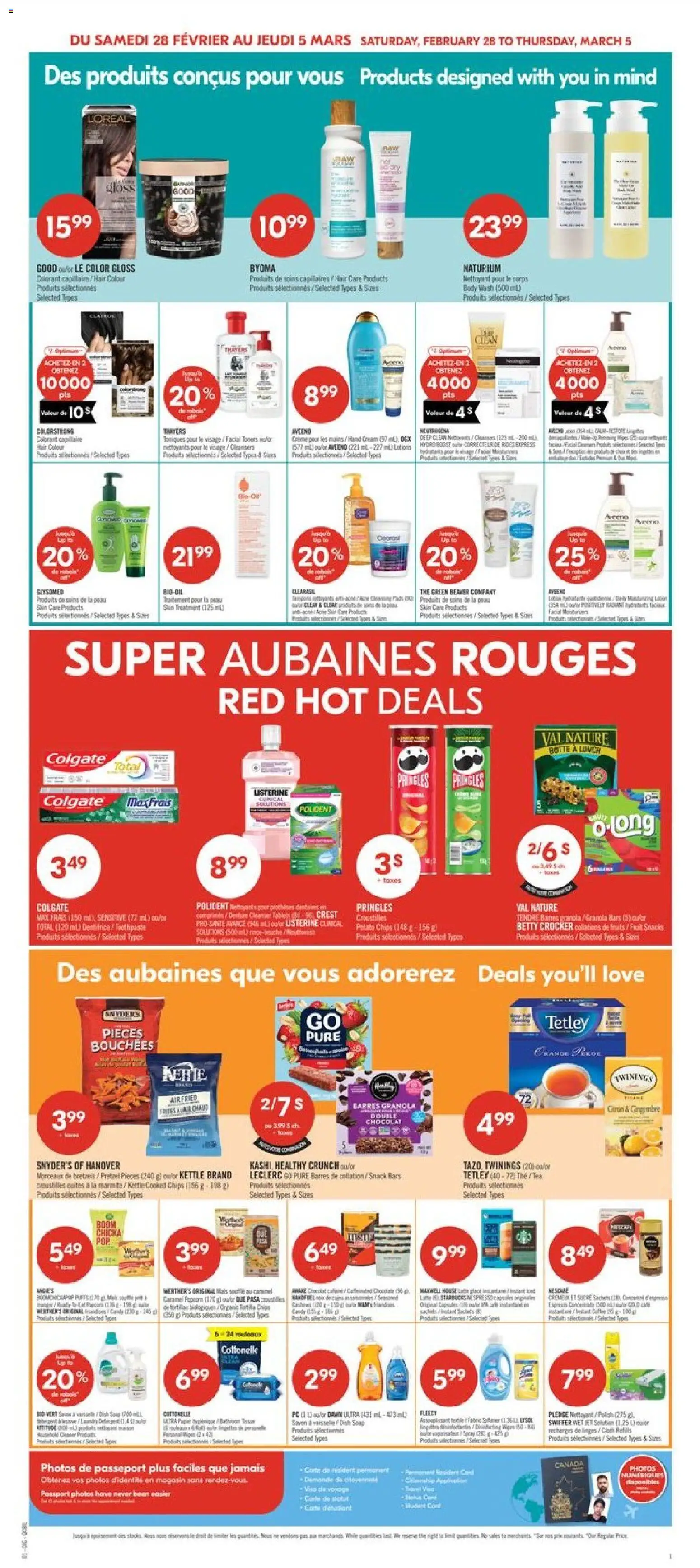 Pharmaprix flyer valid from 27.02.2026 | Page: 7 | Products: Hand cream, Soap, Fabric softener, Chocolate