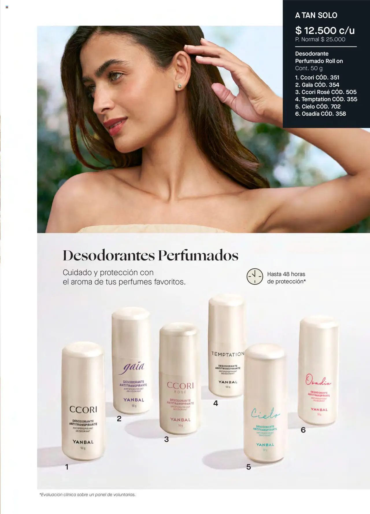 Yanbal revista - valida desde el 11.10.2025 | Página: 105 | Productos: Sobre, Desodorante, Antitranspirante