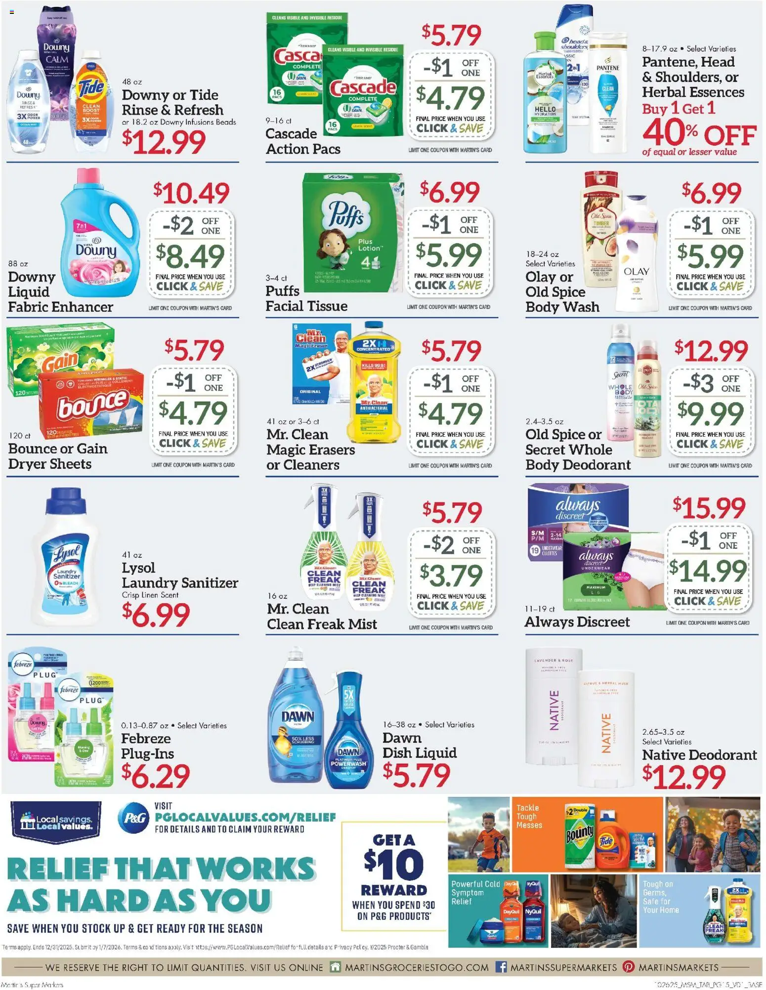 Martin’s Weekly Ad - valid from 26.10.2025 | Page: 15 | Products: Safe, Deodorant, Body Wash, Dryer