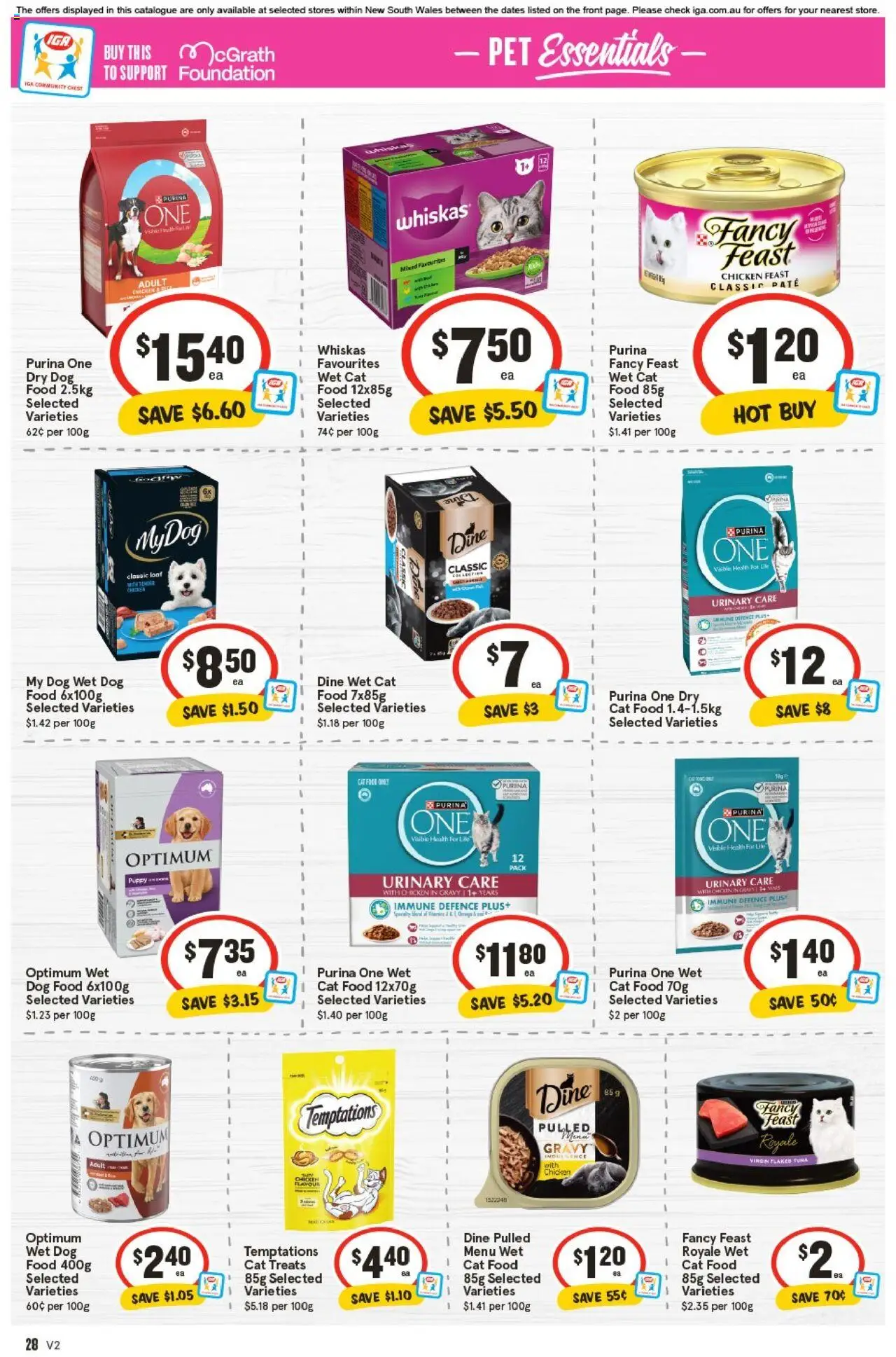 IGA catalogue - valid from 10.09.2025 | Page: 29 | Products: Dog food, Flakes, Tuna, Foundation