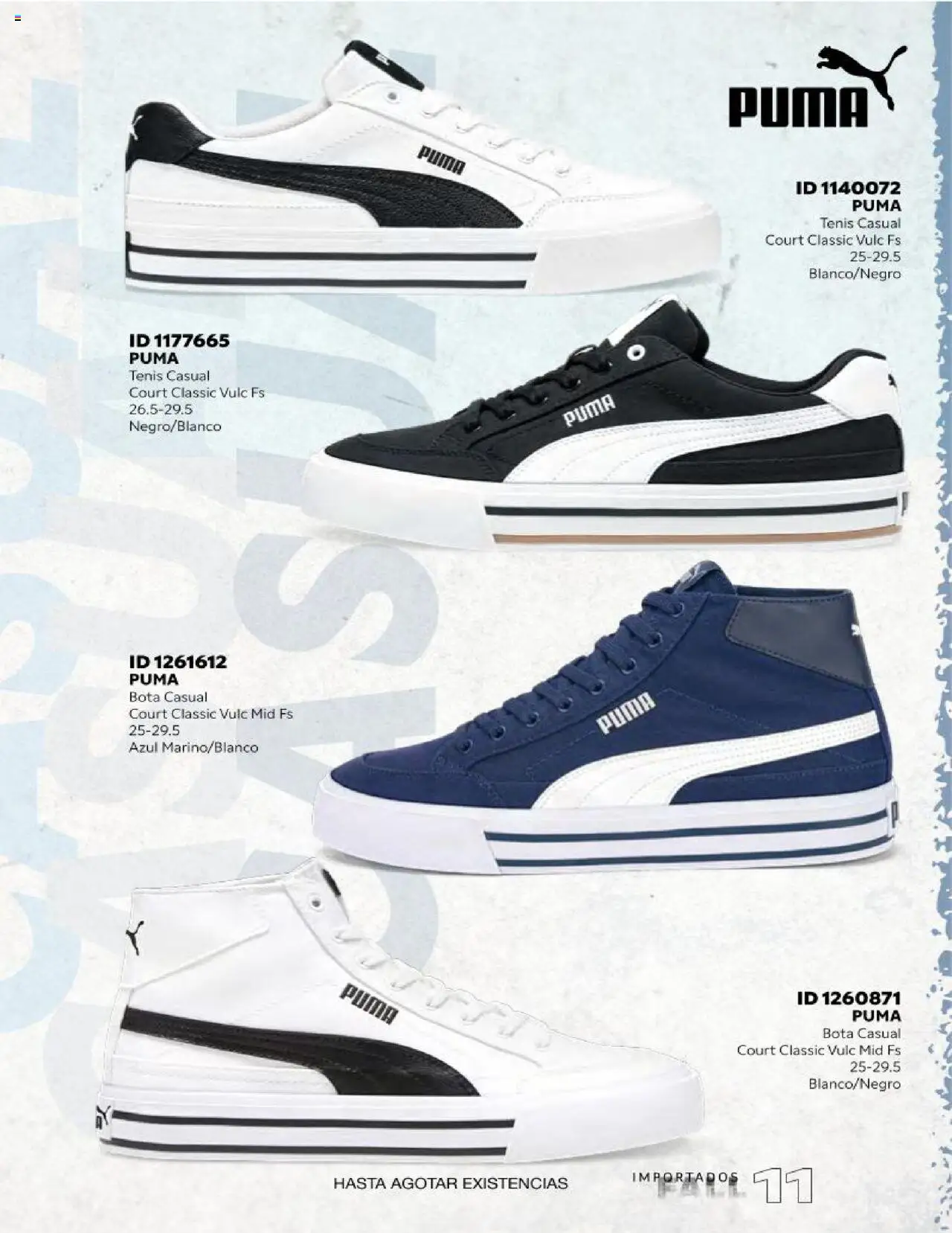Nuevas ofertas de Price Shoes válidas en toda la República Mexicana desde el 18.10.2025. ¡Encuentra las mejores ofertas en Price Shoes catálogo Fall Importados segunda! | Página: 11 | Productos: Tenis