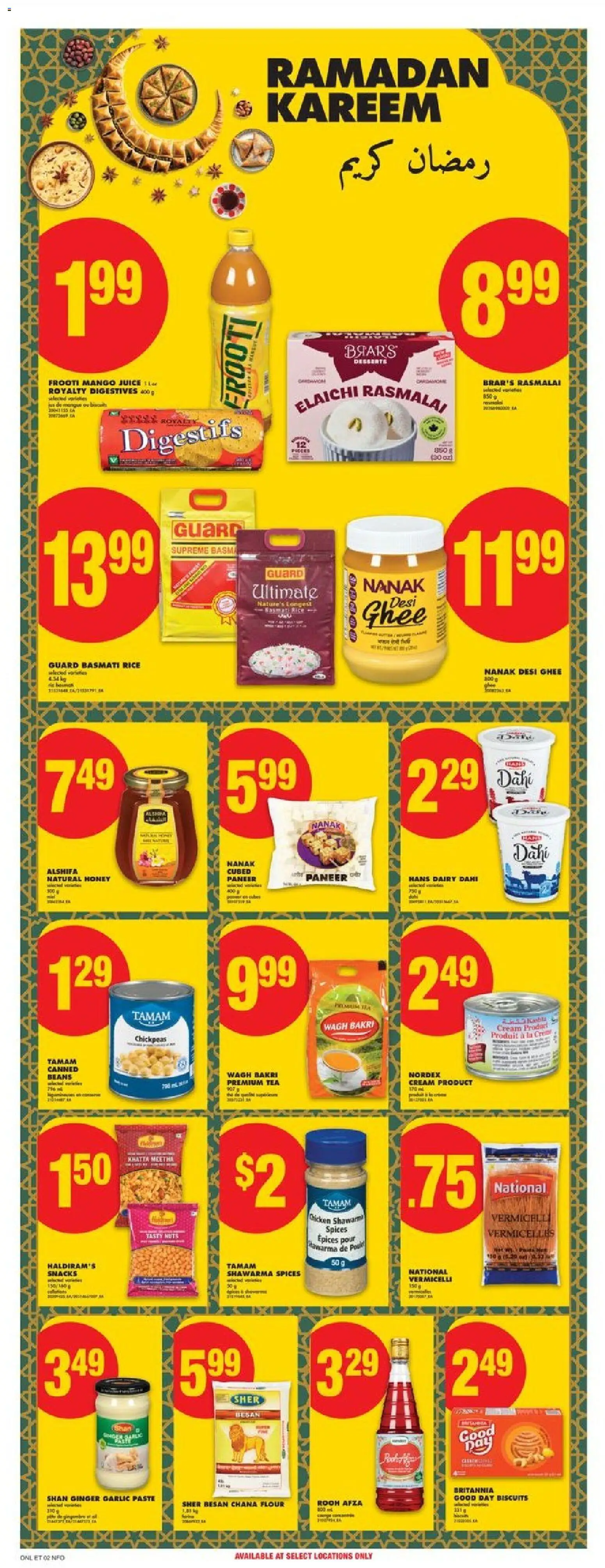 No Frills flyer valid from 05.03.2026 | Page: 14 | Products: Cream, Yogurt, Juice, Chicken