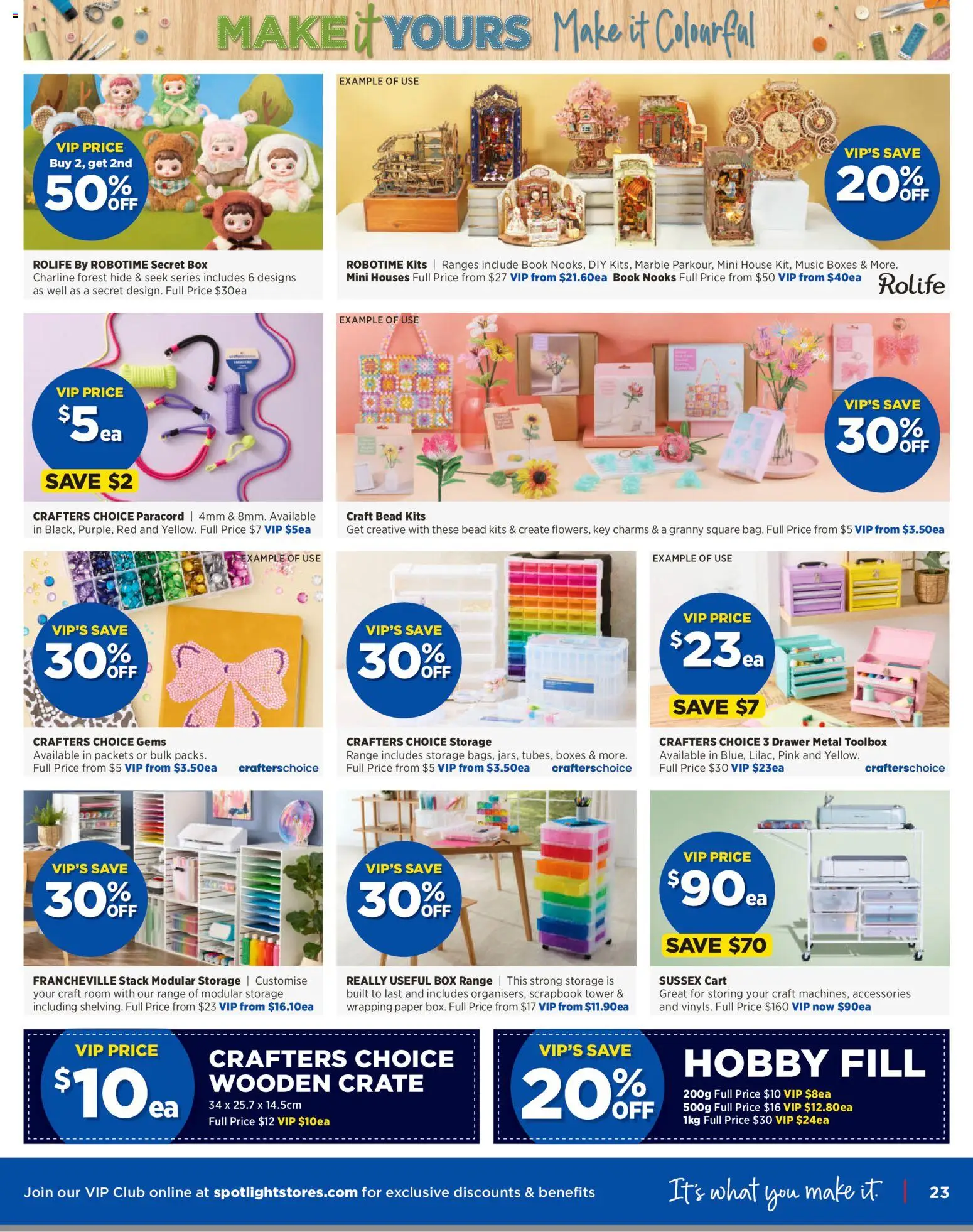 Spotlight catalogue - valid from 05.03.2026 | Page: 23 | Products: Drawer, Charms, Cart, Accessories