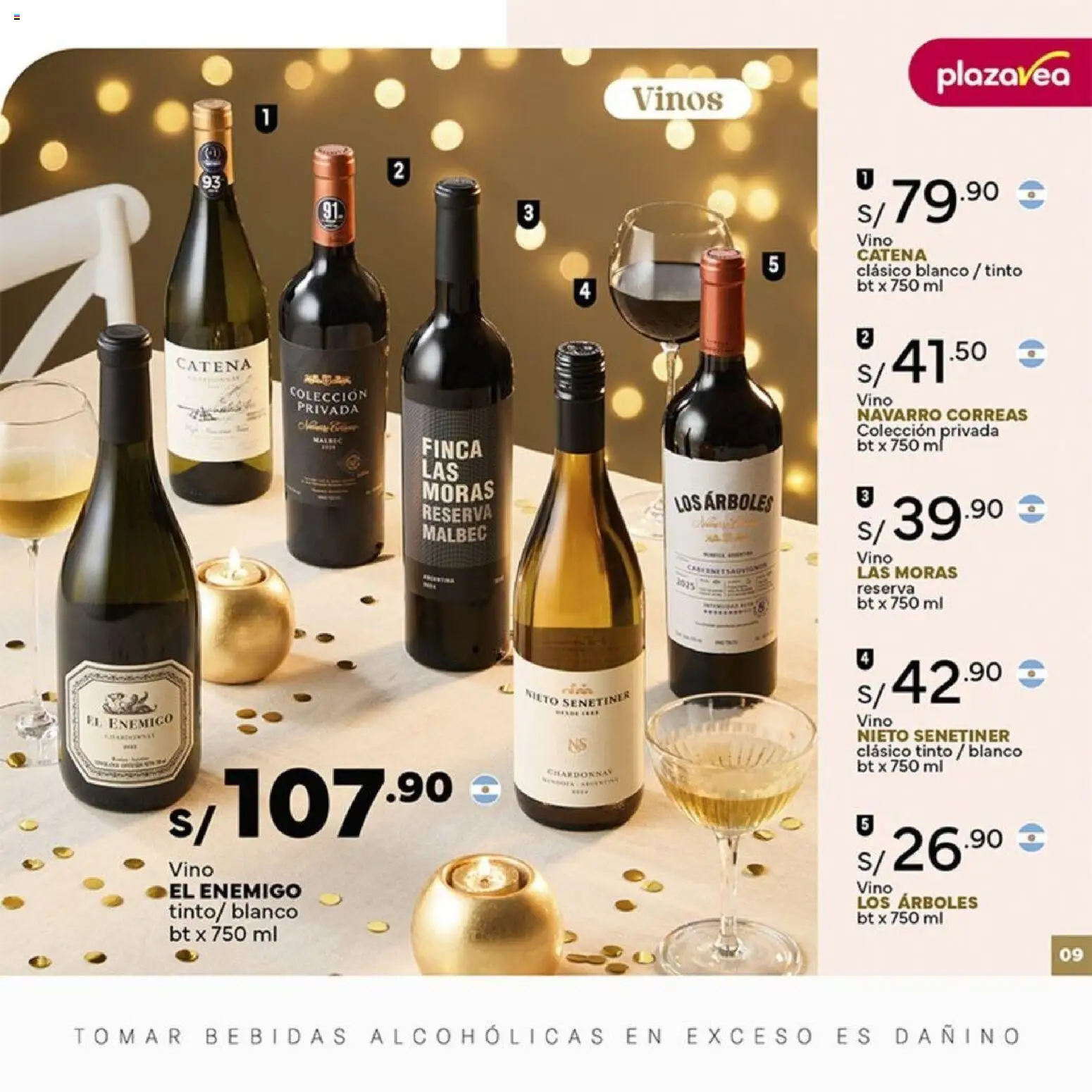 Catálogo Plaza Vea válido desde 26.12.2025 | Página: 9 | Productos: Vino