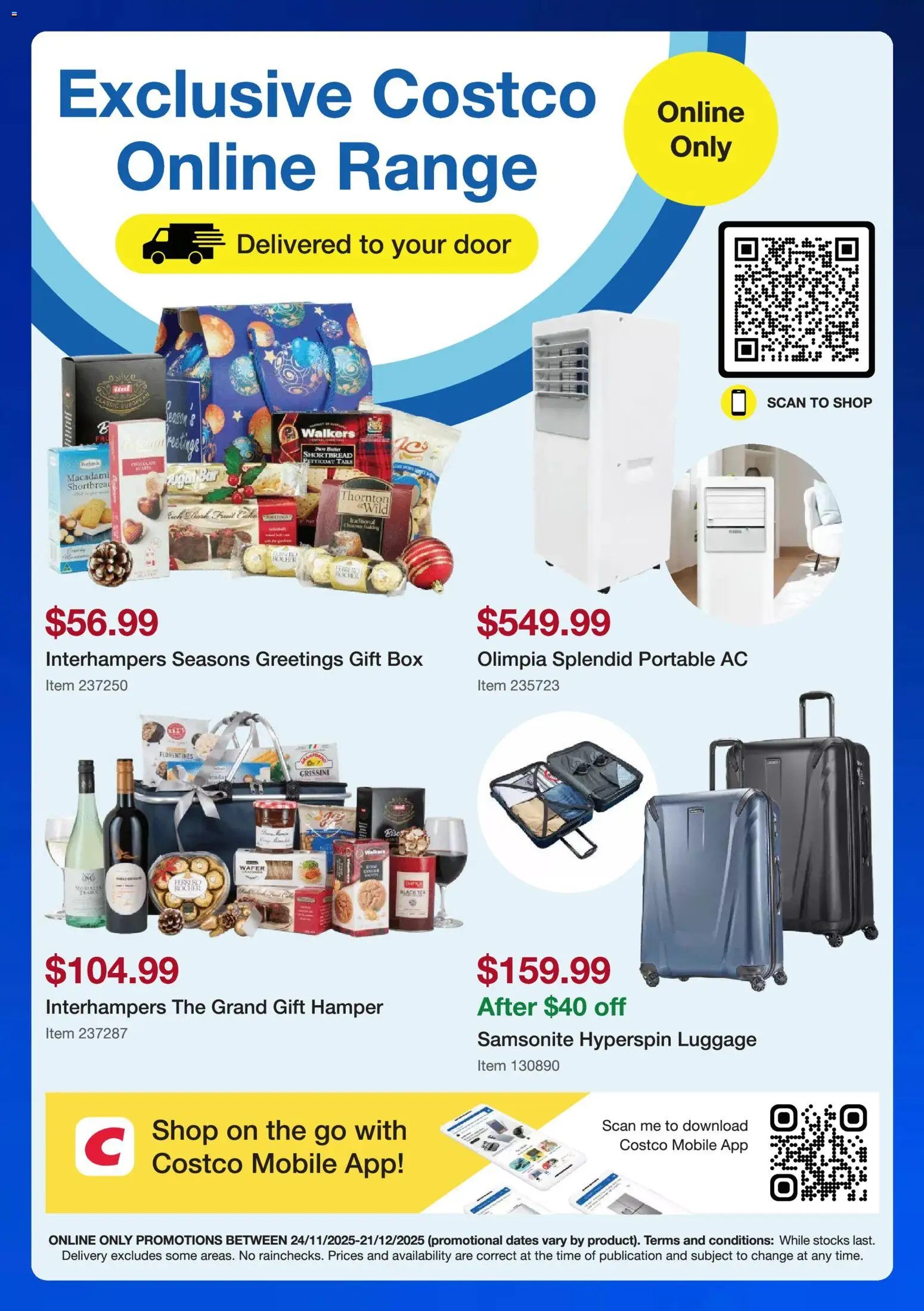 Costco catalogue - valid from 24.11.2025 | Page: 12 | Products: Box, Door, Portable, Mobile