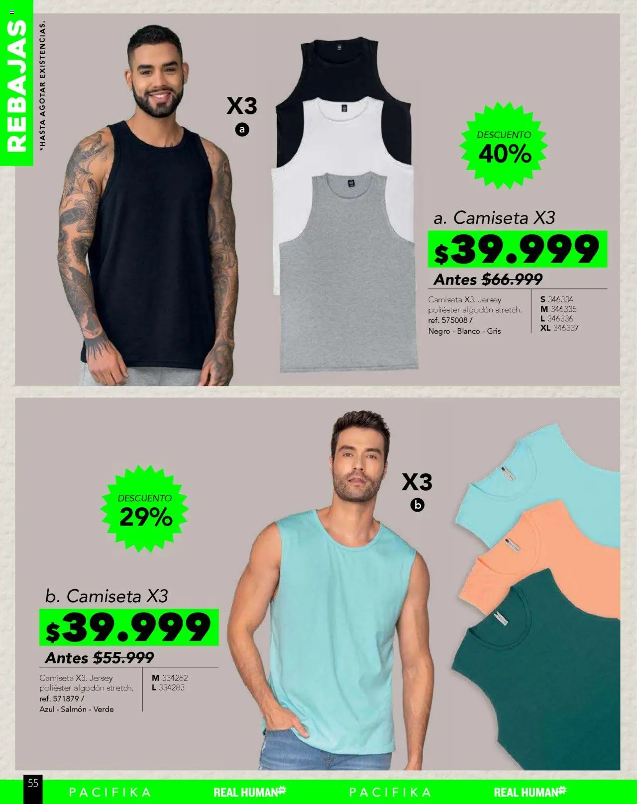 Pacifika revista - valida desde el 16.06.2025 | Página: 234 | Productos: Algodón, Camiseta