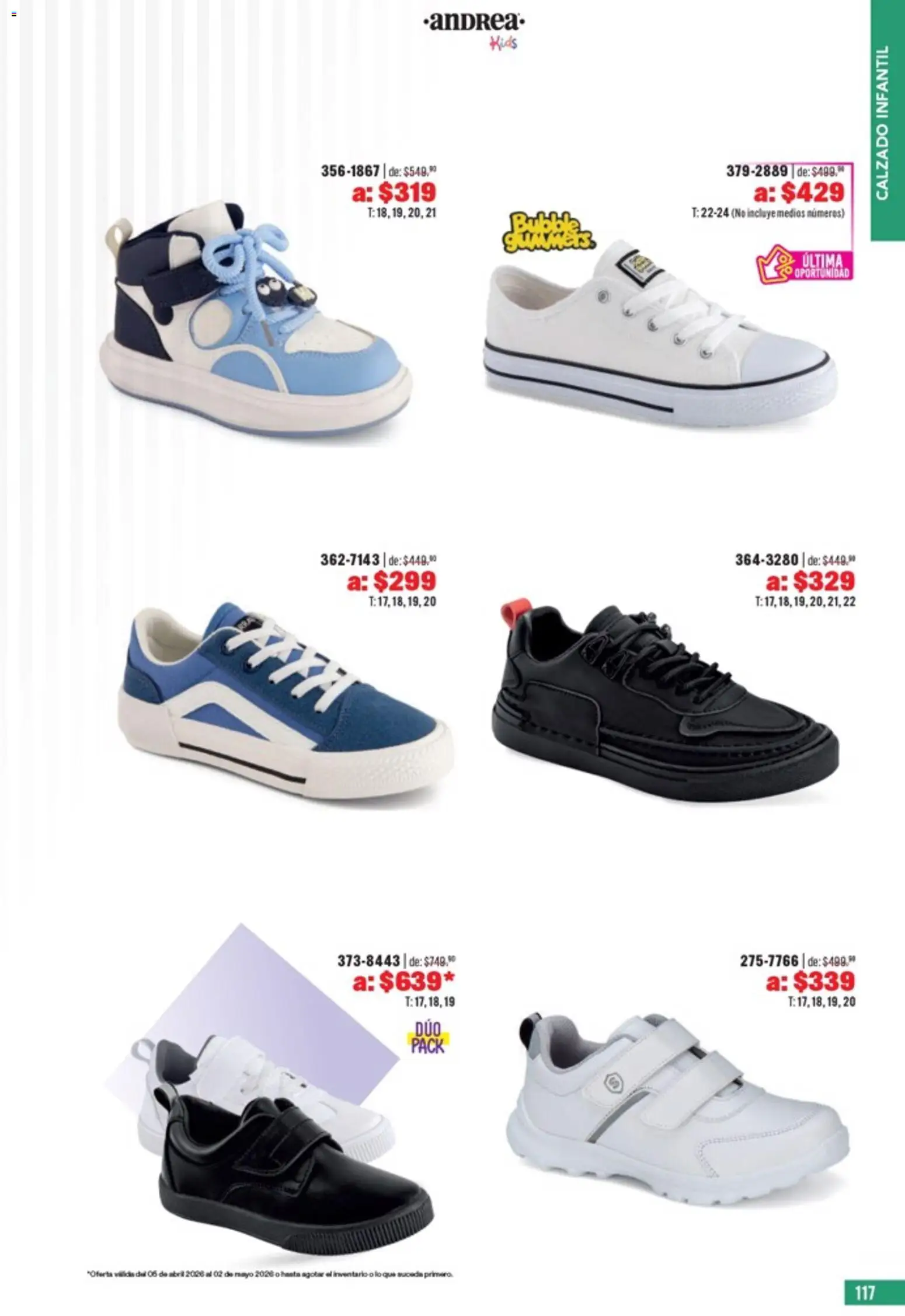 Nuevas ofertas de Andrea válidas en toda la República Mexicana desde el 05.04.2026. ¡Encuentra las mejores ofertas en Andrea catálogo Outlet! | Página: 117