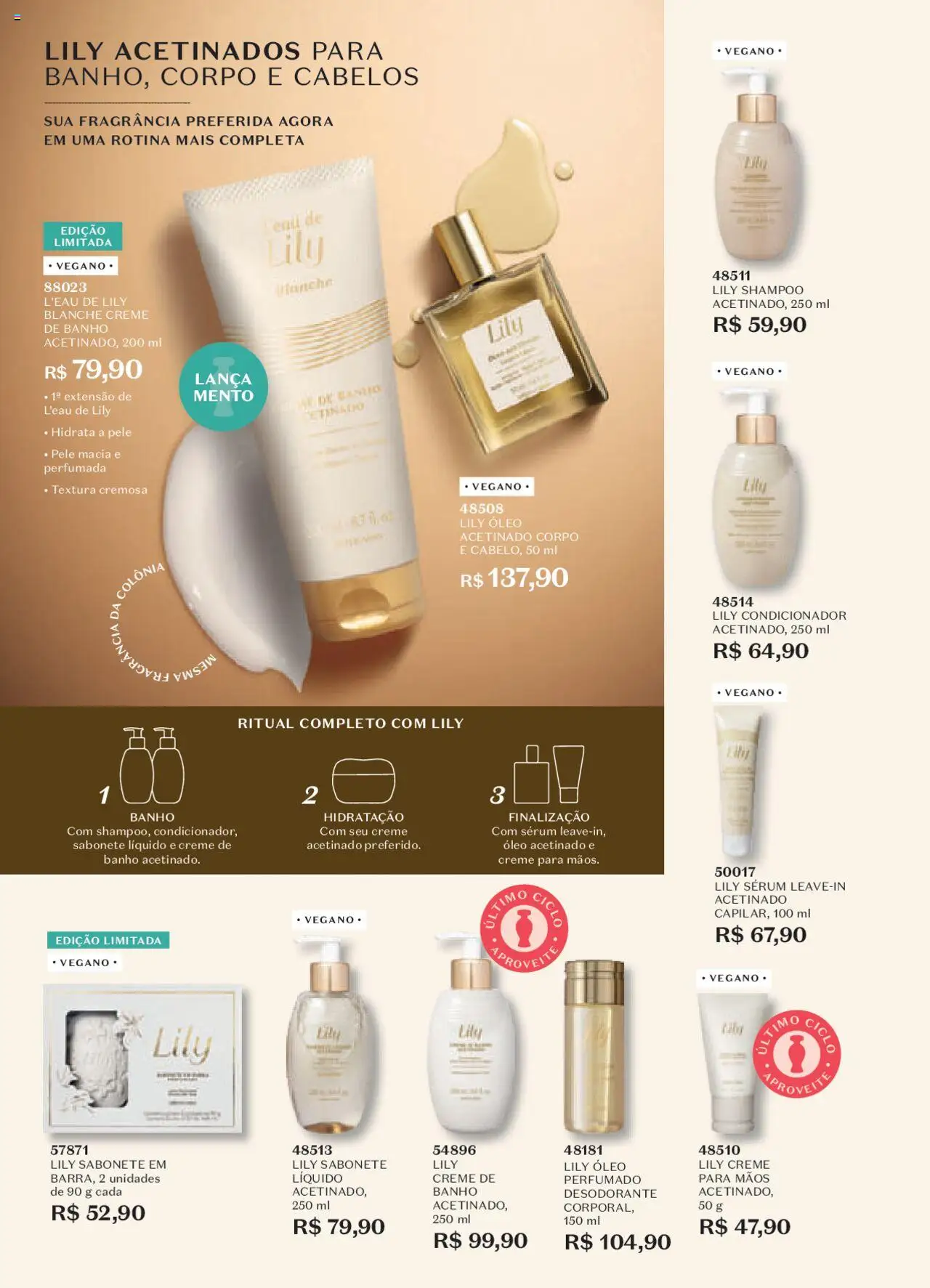 O Boticário Folheto - válido de 13.10.2025 | Página: 48 | Produtos: Fragrância, Condicionador, Creme, Sabonete líquido