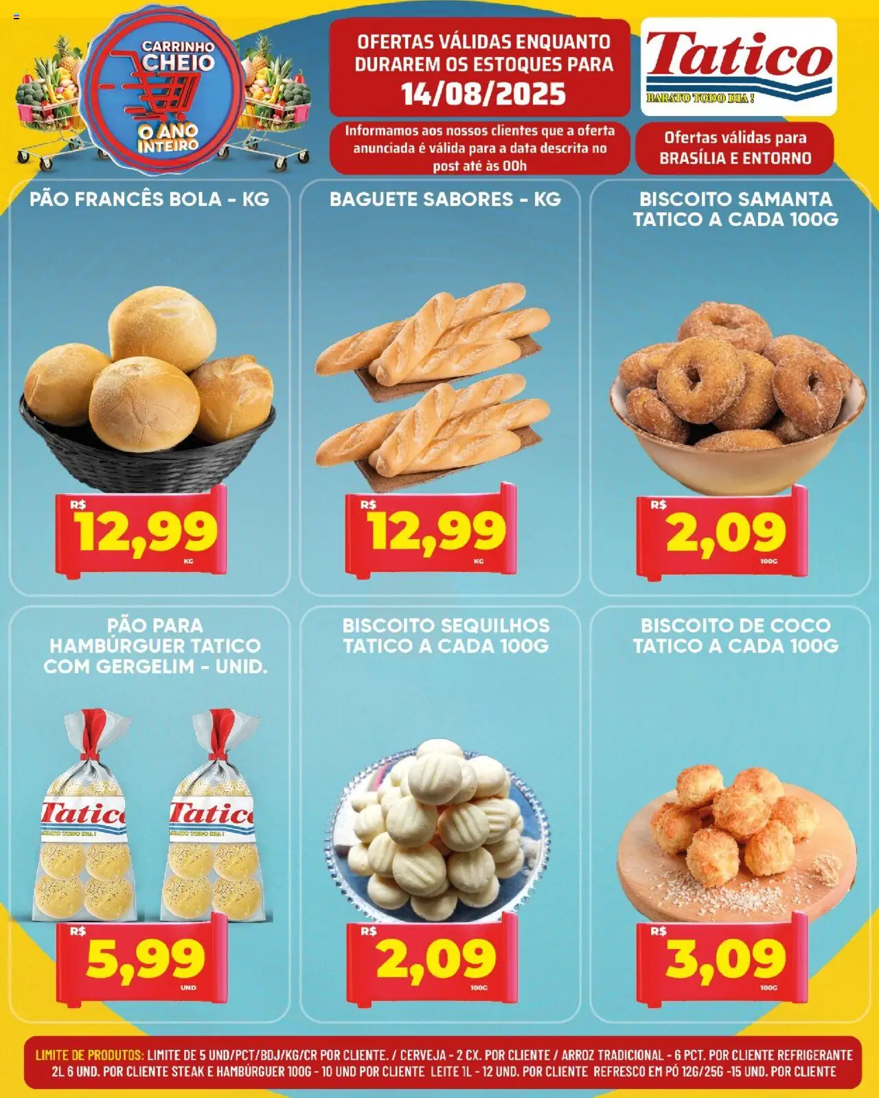 Tatico Folheto - válido de 15.08.2025 | Página: 39 | Produtos: Coco, Biscoito, Leite, Pão