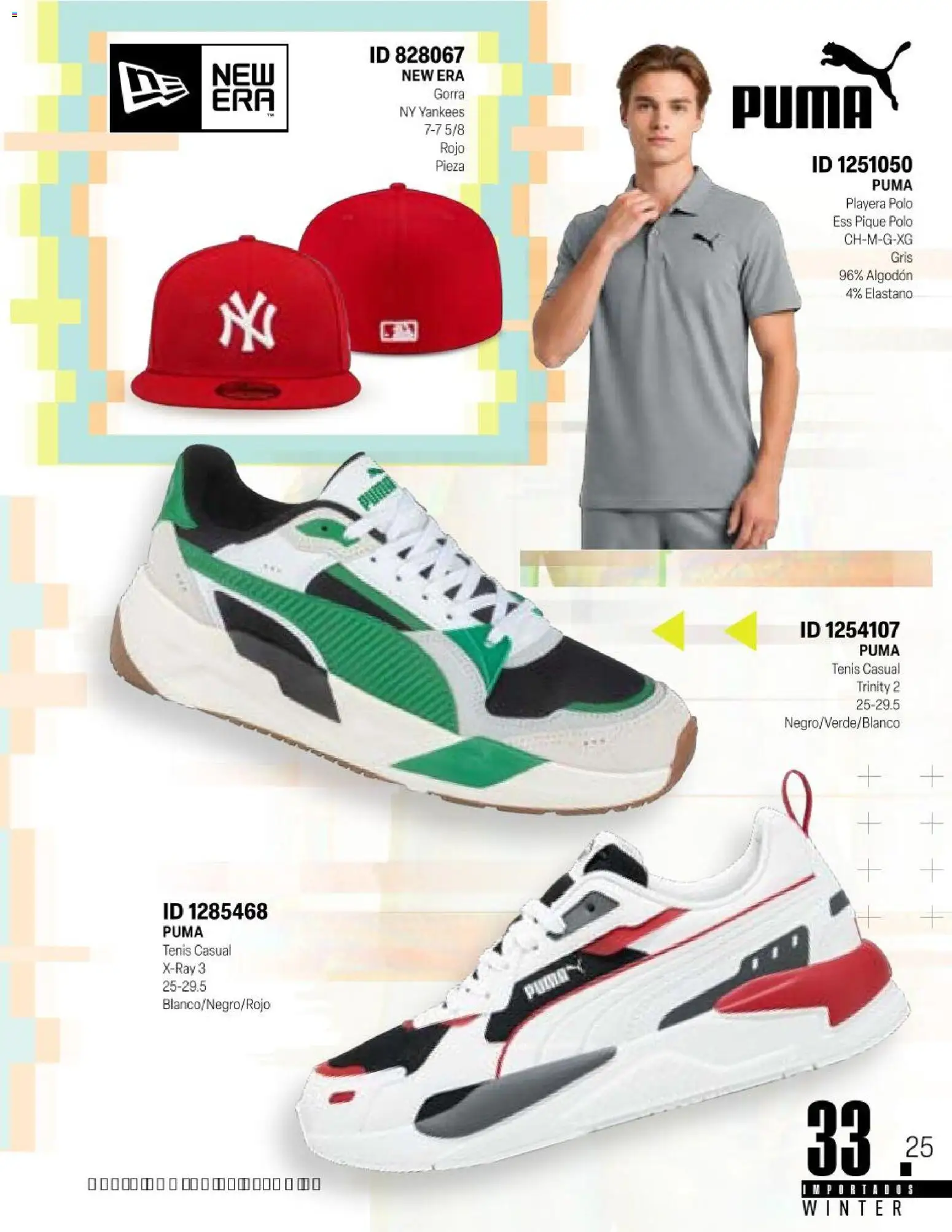Nuevas ofertas de Price Shoes válidas en toda la República Mexicana desde el 11.11.2025. ¡Encuentra las mejores ofertas en Price Shoes catálogo Importados Winter 2025  ! | Página: 33 | Productos: Tenis, Gorra, Algodón, Playera
