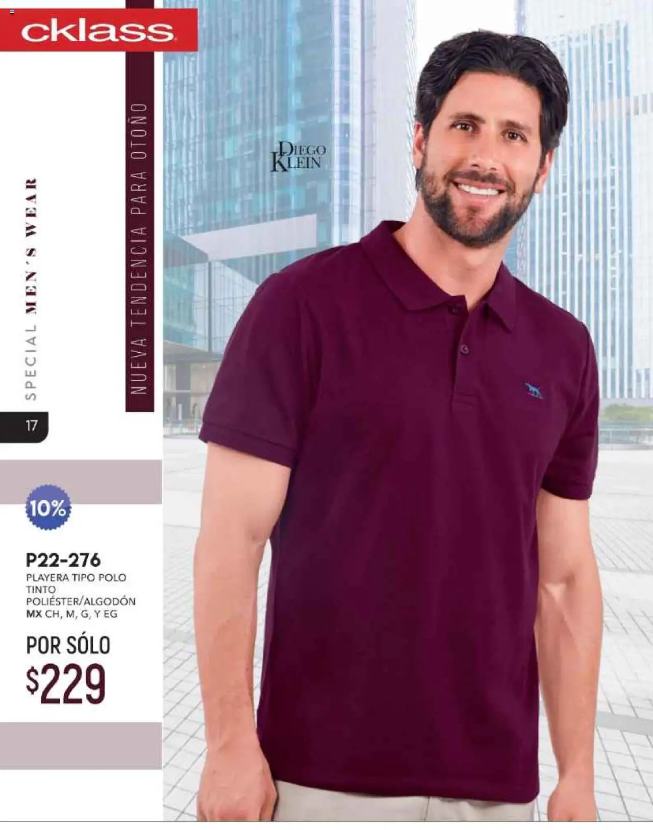 Nuevas ofertas de Cklass válidas en toda la República Mexicana desde el 01.10.2025. ¡Encuentra las mejores ofertas en Cklass - Catálogo Especial Caballero! | Página: 18 | Productos: Playera