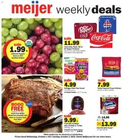 Preview of Meijer weekly ads valid from 01.10.2025