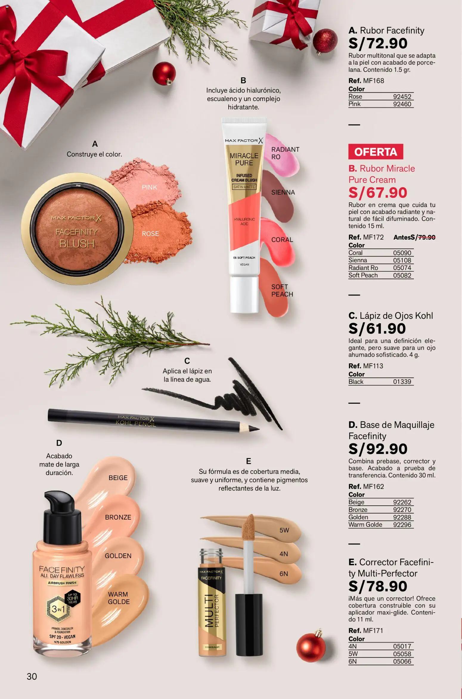 Catálogo Leonisa válido desde 05.12.2025 | Página: 30 | Productos: Crema, Maquillaje, Corrector, Rubor
