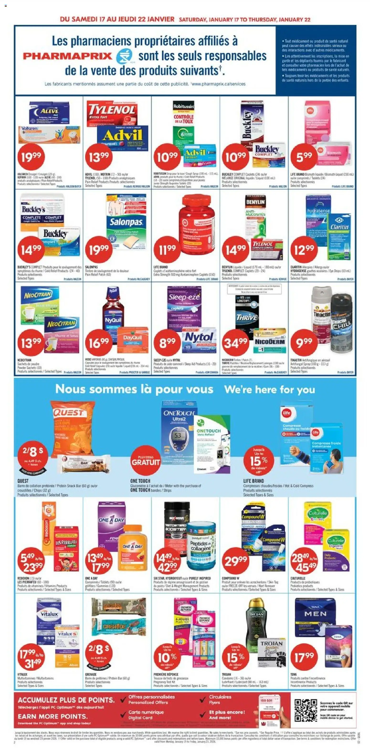 Pharmaprix flyer valid from 16.01.2026 | Page: 4 | Products: Chips, PC, Powder