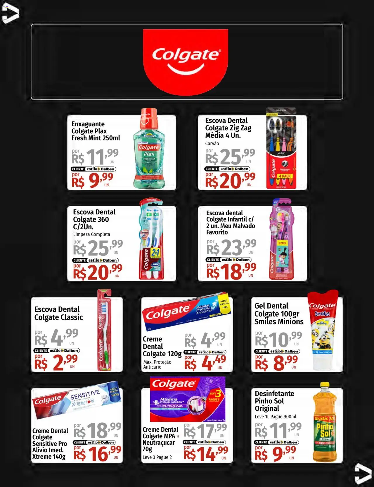 Supermercado Dalben Folheto - válido de 23.07.2025 | Página: 29 | Produtos: Escova, Cálcio, Creme, Creme dental