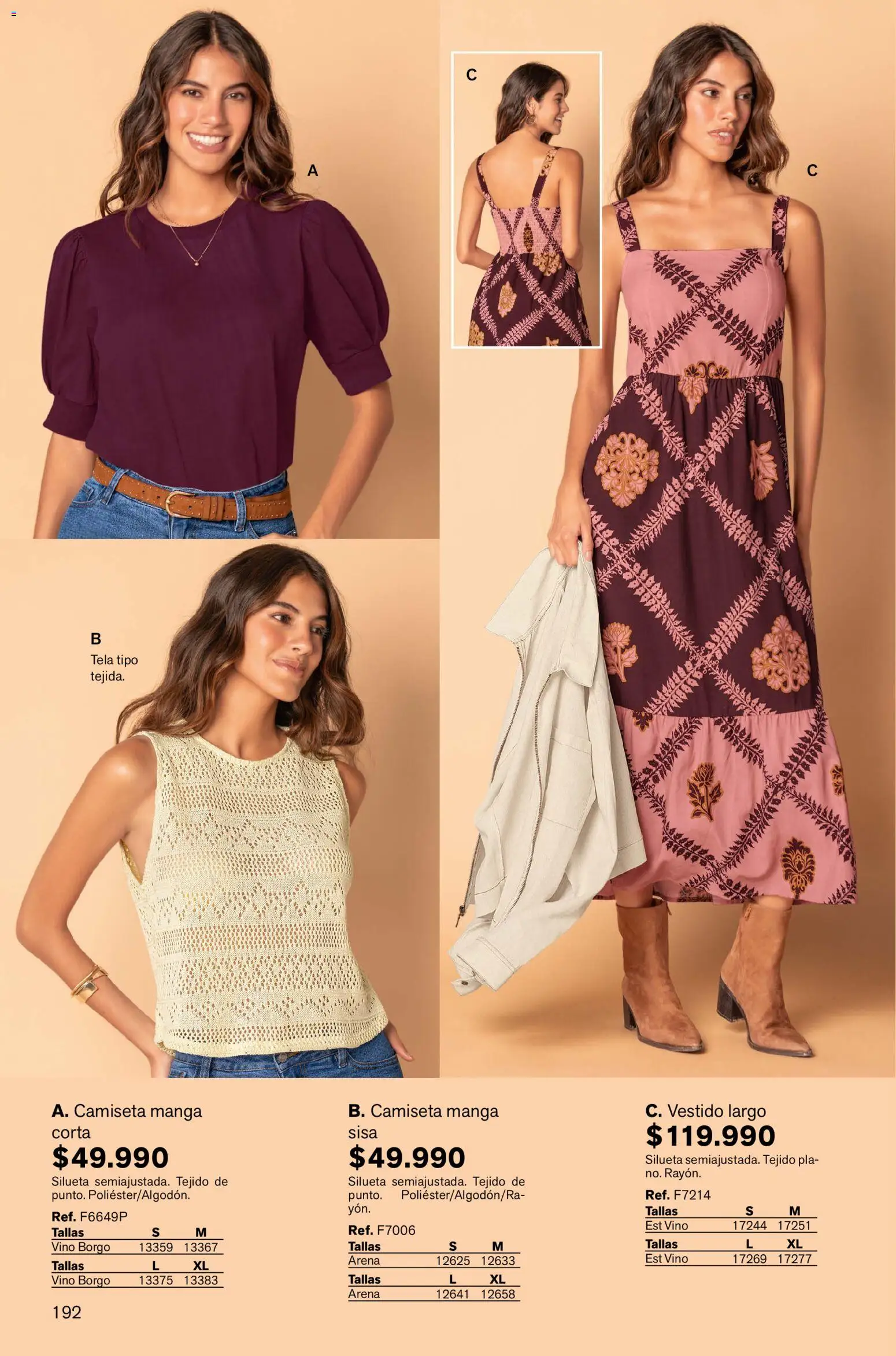 Leonisa revista - valida desde el 02.01.2026 | Página: 192 | Productos: Camiseta, Vestido, Vino