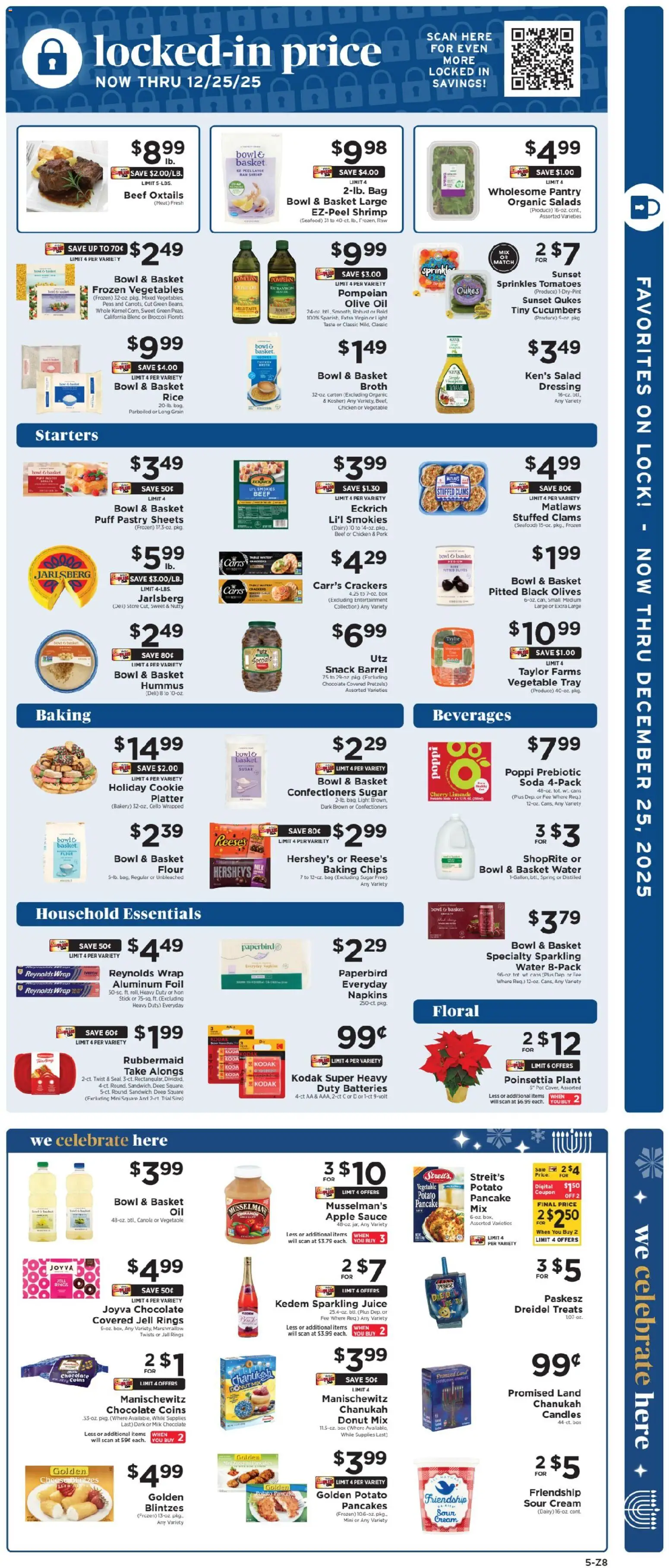 ShopRite Weekly Ad - valid from 28.11.2025 | Page: 5 | Products: Rice, Beef, Cucumbers, Puff Pastry
