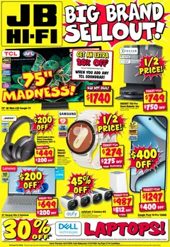 Preview of JB Hi-Fi Big Brand Sellout - valid from 15.01.2026