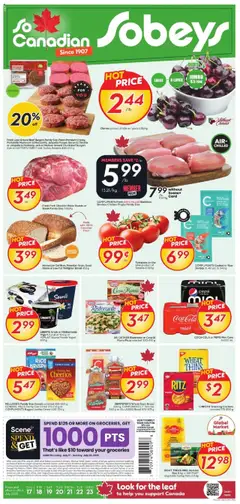 Preview of Sobeys weekly flyer / circulaire from shop Sobeys valid from 17.07.2025