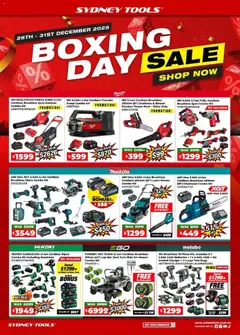 Preview of Sydney Tools Catalogue - valid from 26.12.2025