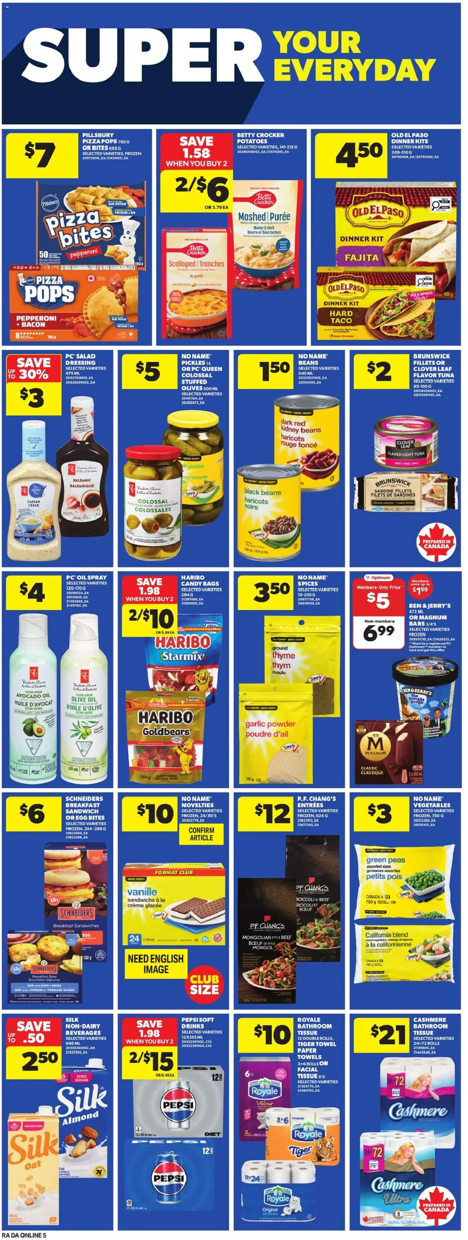 Atlantic Superstore flyer valid from 22.01.2026 | Page: 14 | Products: Butter, Oil, Ham, Pizza