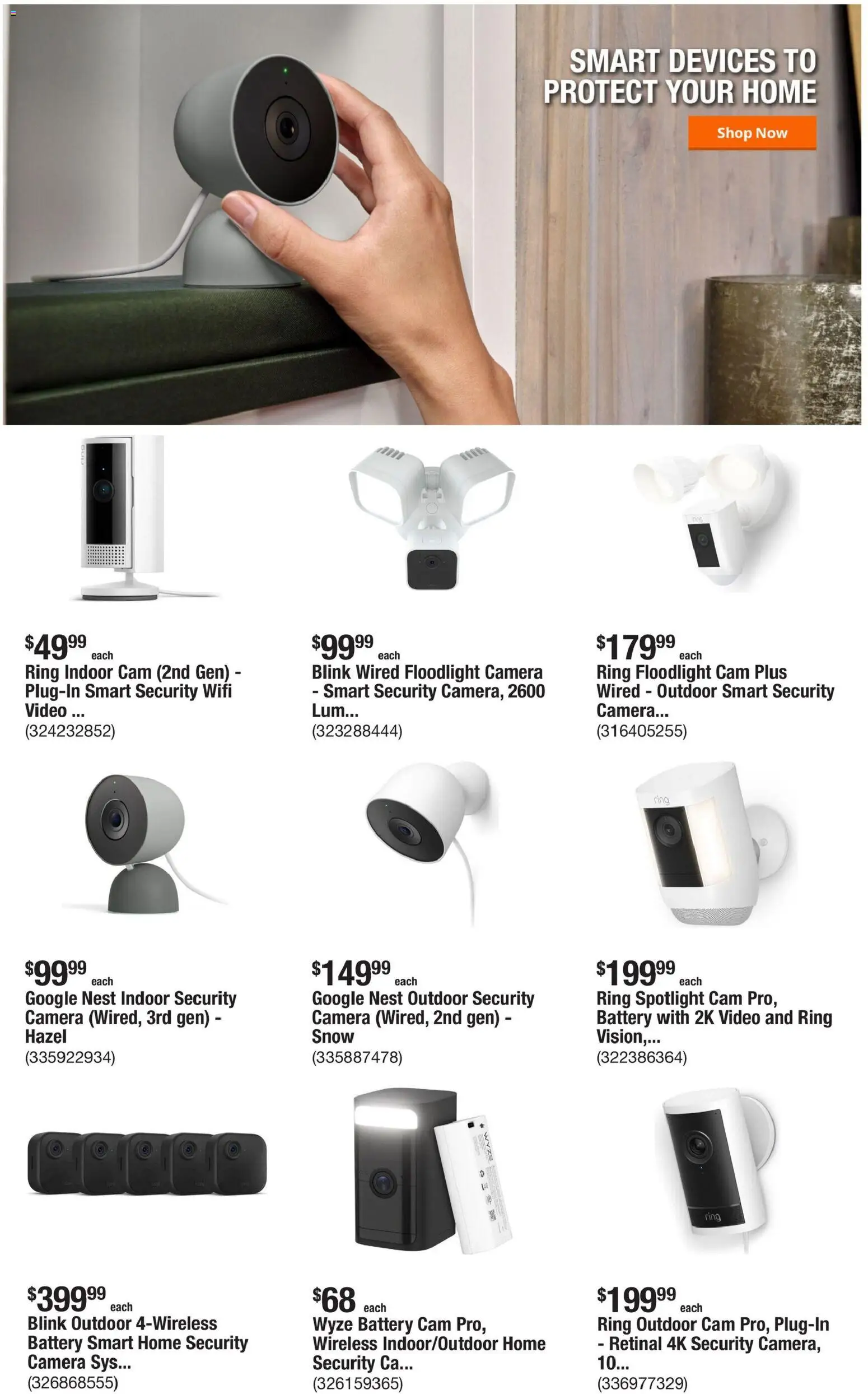 Home Depot Weekly Ad - AZ - valid from 22.01.2026 | Page: 8 | Products: Battery, Ring, Video, Camera