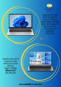 Vista previa de Mercado Libre catálogo, nuevo folleto de la tienda, válido en México a partir del 16.02.2026 | Página: 3 | Productos: Teclado