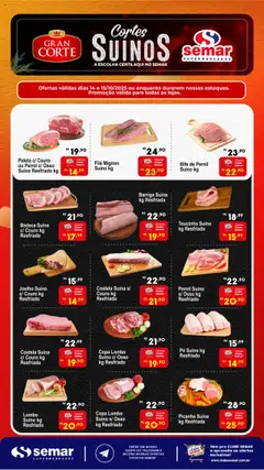 Semar Supermercado - Ofertas do Açougue - Pré-Visualização do folheto da loja Semar Supermercado, válido de 14.10.2025