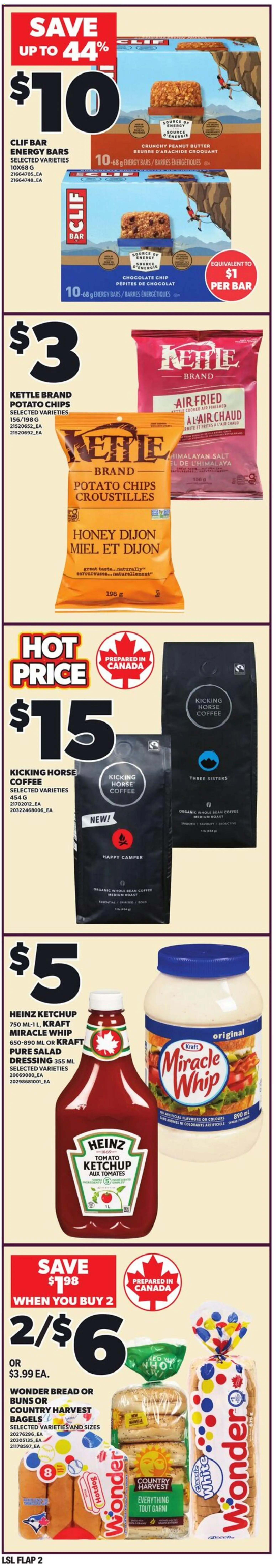Loblaws flyer valid from 09.04.2026 | Page: 2 | Products: Ketchup, Kettle, Coffee, Chocolate
