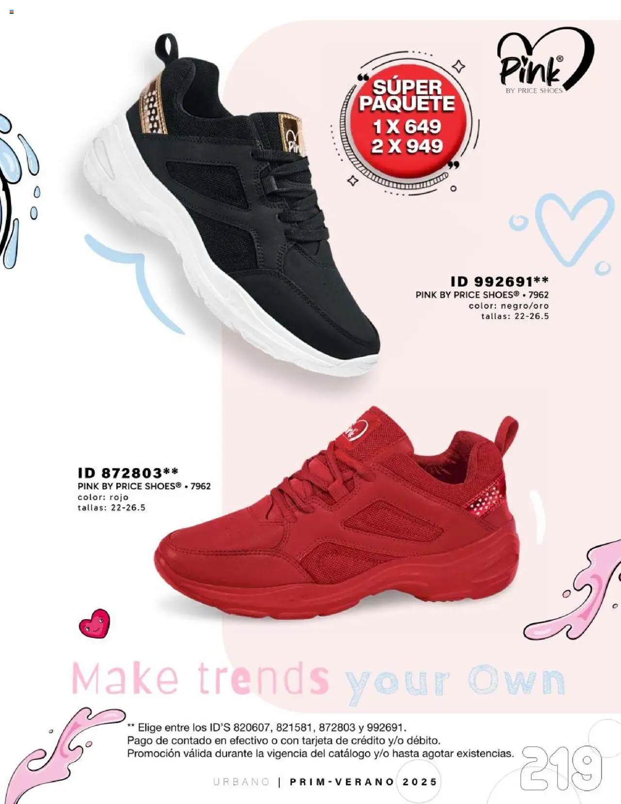 Nuevas ofertas de Price Shoes válidas en toda la República Mexicana desde el 24.01.2025. ¡Encuentra las mejores ofertas en Price Shoes catálogo Urbano! | Página: 219