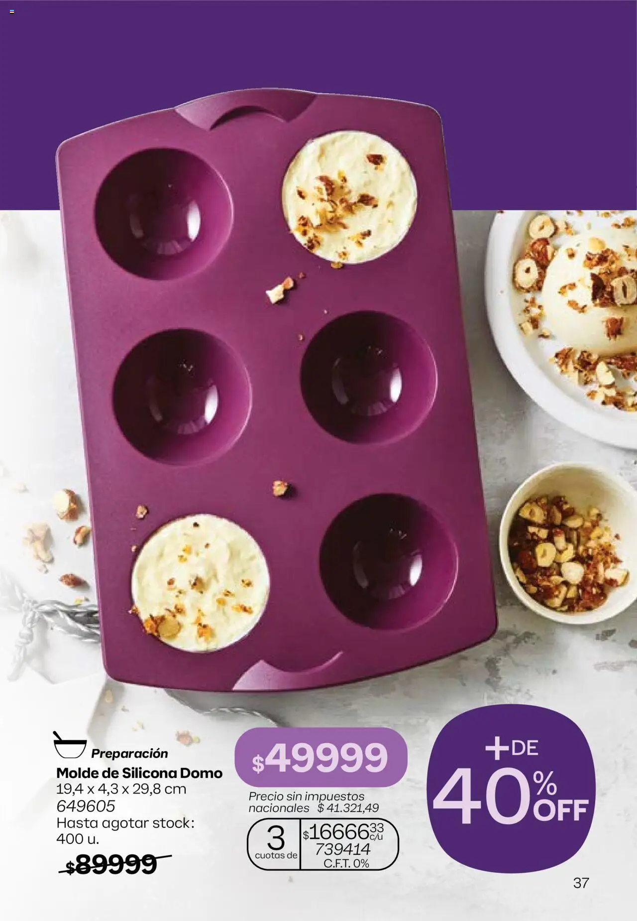 Tupperware Folleto │ válido desde el 08.09.2025 | Página: 38 | Productos: Molde