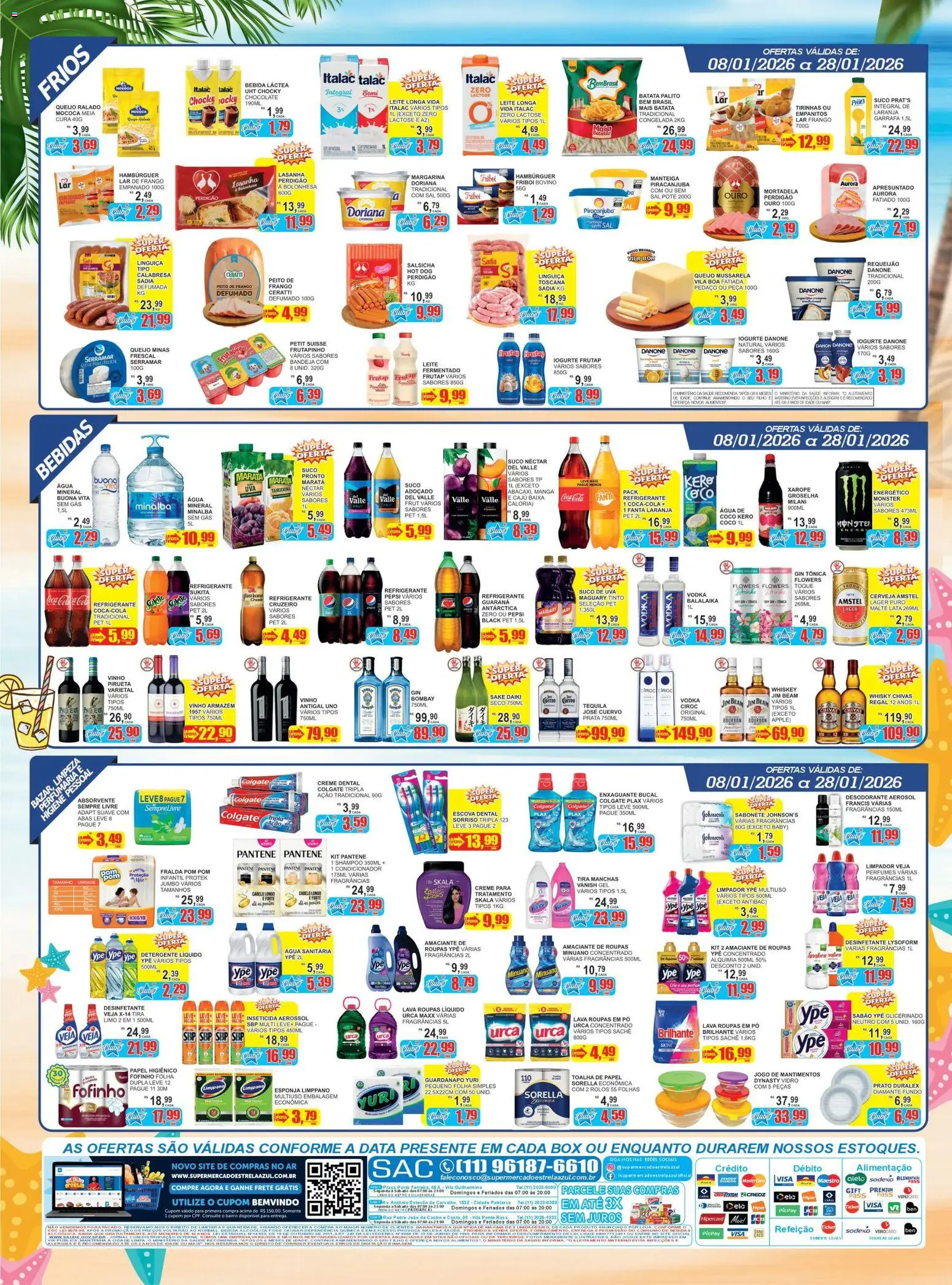 Estrela Azul Folheto - válido de 08.01.2026 | Página: 4 | Produtos: Tira manchas, Lasanha, Monster, Água sanitária