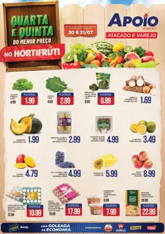 Apoio Mineiro - Ofertas Hortifruti - Pré-Visualização do folheto da loja Apoio Mineiro, válido de 30.07.2025