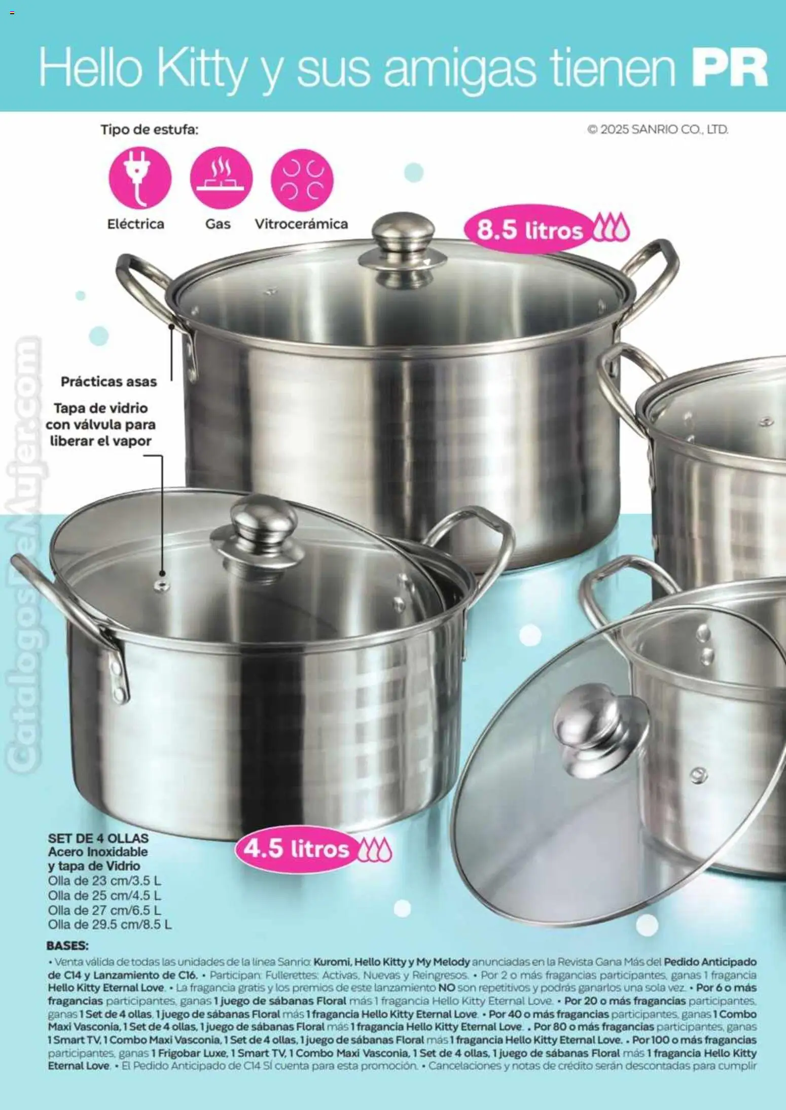 Nuevas ofertas de Fuller válidas en toda la República Mexicana desde el 12.11.2025. ¡Encuentra las mejores ofertas en Fuller Revista Gana Más C16! | Página: 6 | Productos: Frigobar, Sabanas, Fragancia, Olla