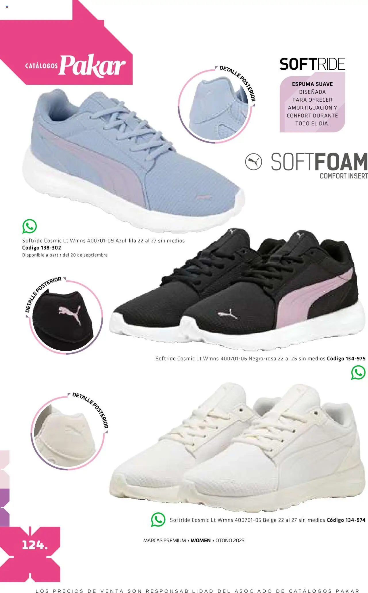 Nuevas ofertas de SC Pakar válidas en toda la República Mexicana desde el 29.08.2025. ¡Encuentra las mejores ofertas en SC Pakar - Catálogo Otoño Women! | Página: 124 | Productos: Espuma