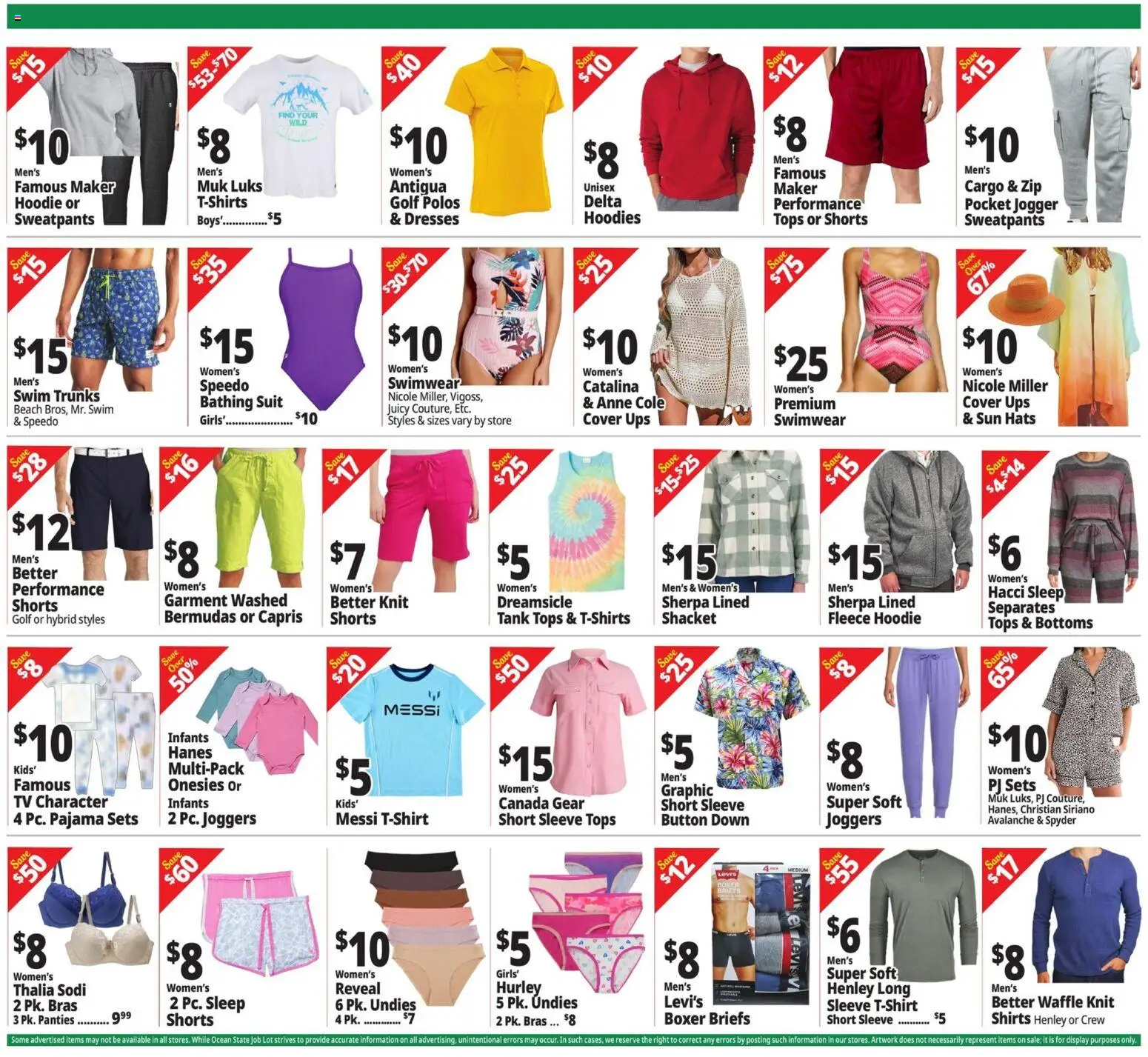Ocean State Job Lot Weekly Ad - MA - valid from 12.03.2026 | Page: 8 | Products: Panties, Suit, Briefs, UPS