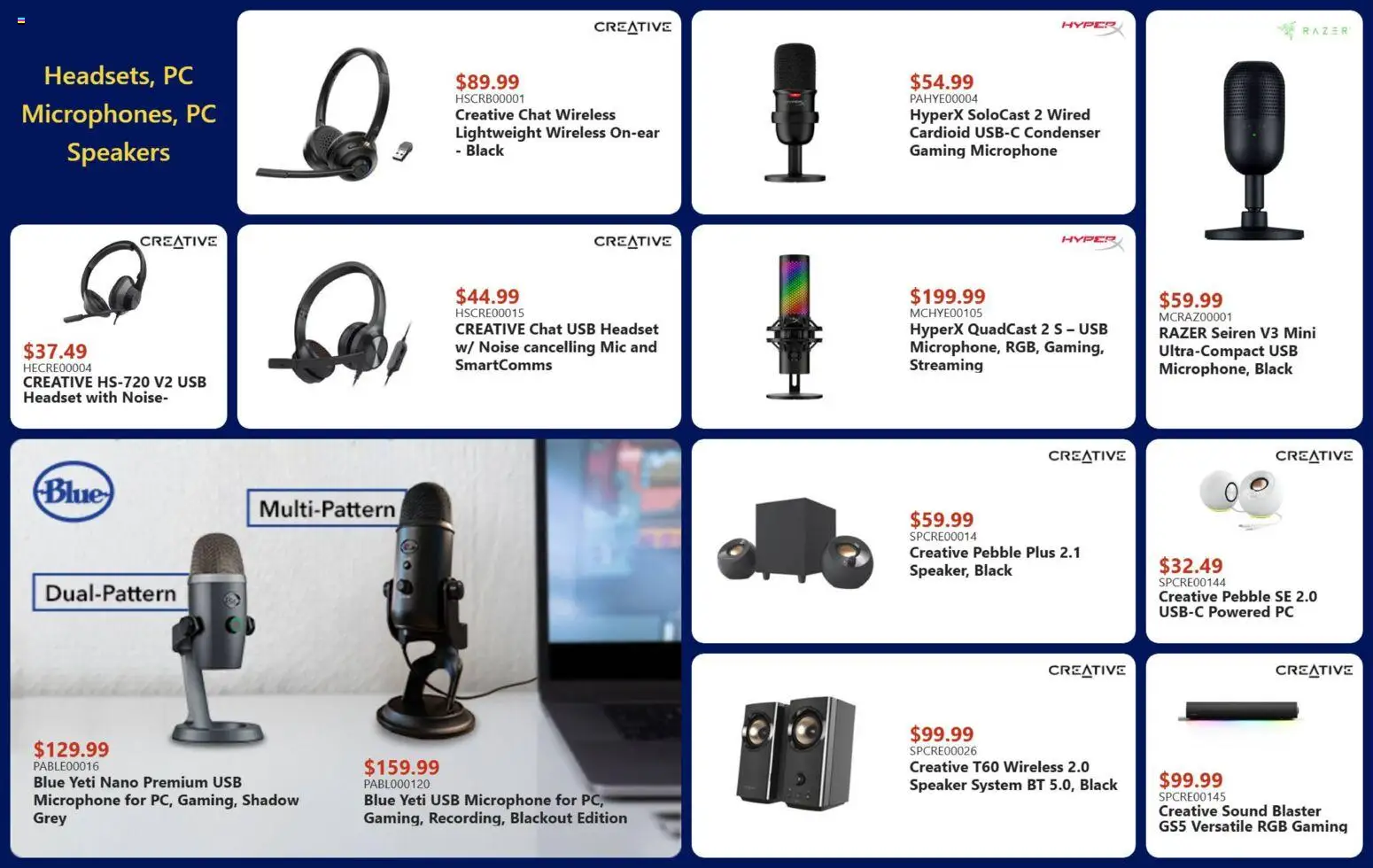 Canada Computers flyer valid from 03.04.2026 | Page: 12 | Products: PC, Microphone, Speaker