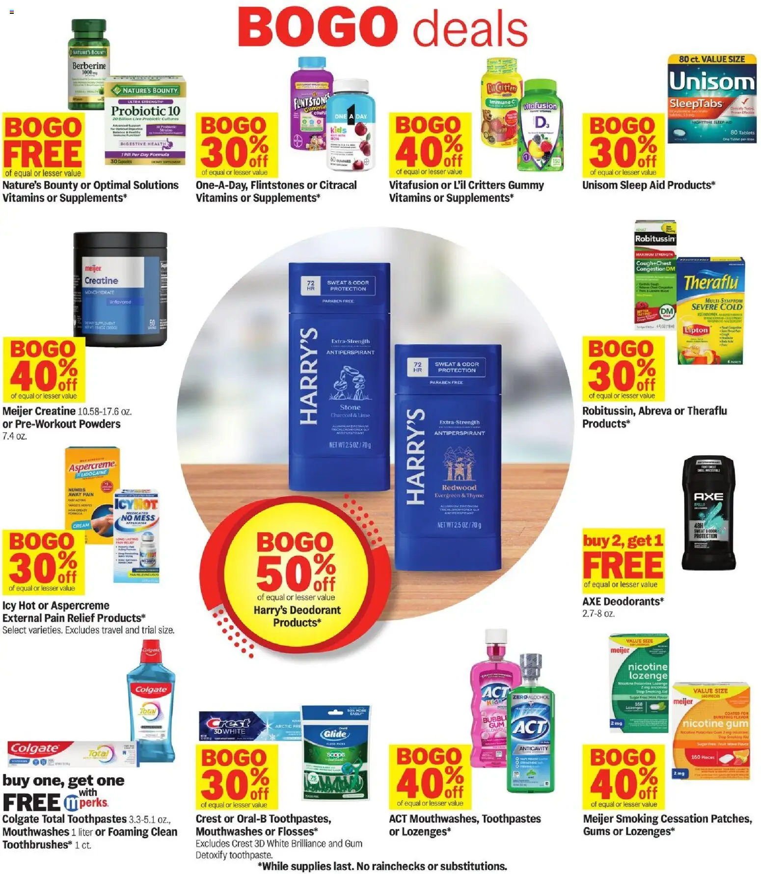Meijer Weekly Ad - MI - valid from 29.10.2025 | Page: 24 | Products: Creatine, Antiperspirant, Cream, Sugar