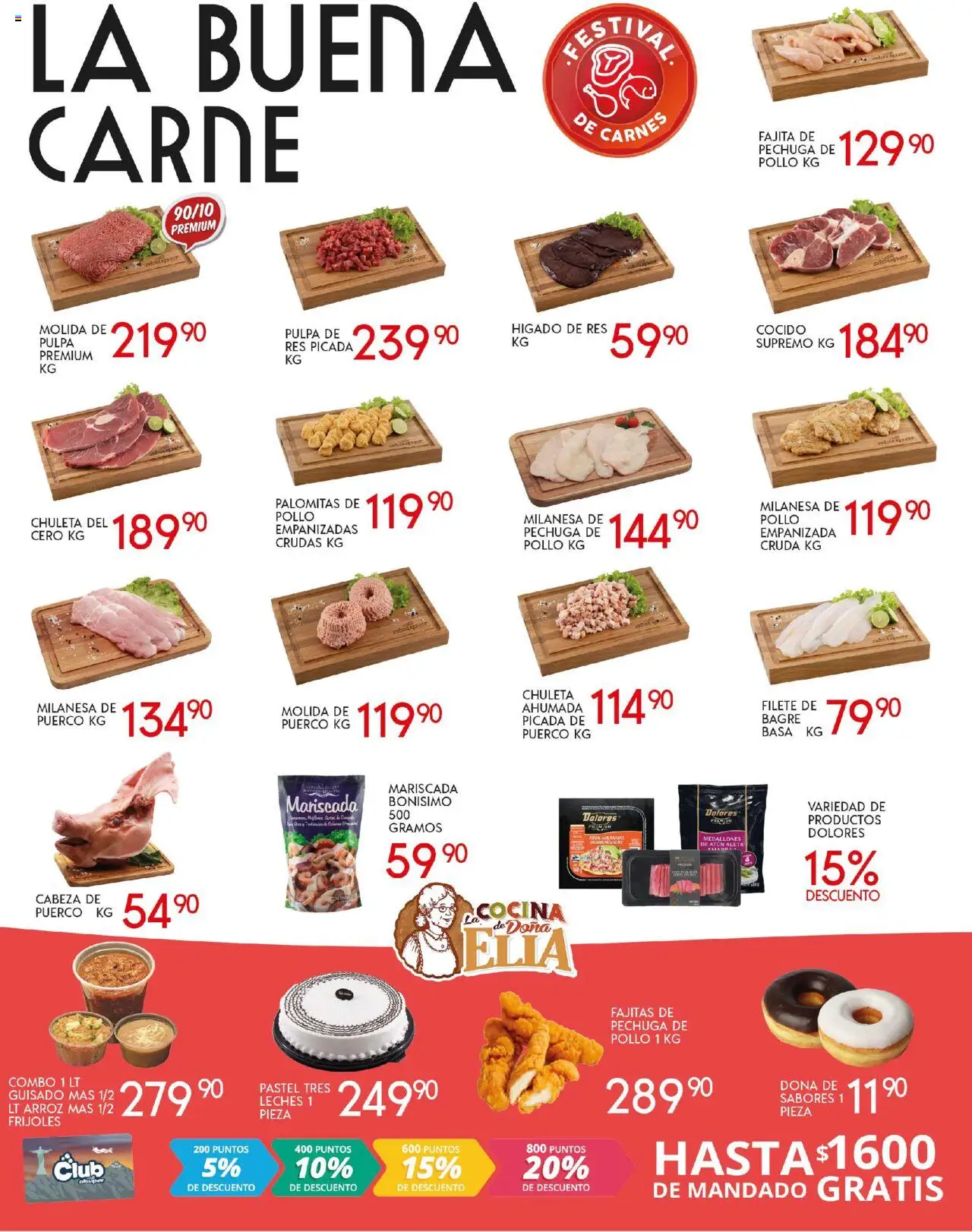 Nuevas ofertas de Alsuper válidas en toda la República Mexicana desde el 23.09.2025. ¡Encuentra las mejores ofertas en Alsuper - Folleto Laguna! | Página: 2 | Productos: Pollo, Atún, Pastel, Res
