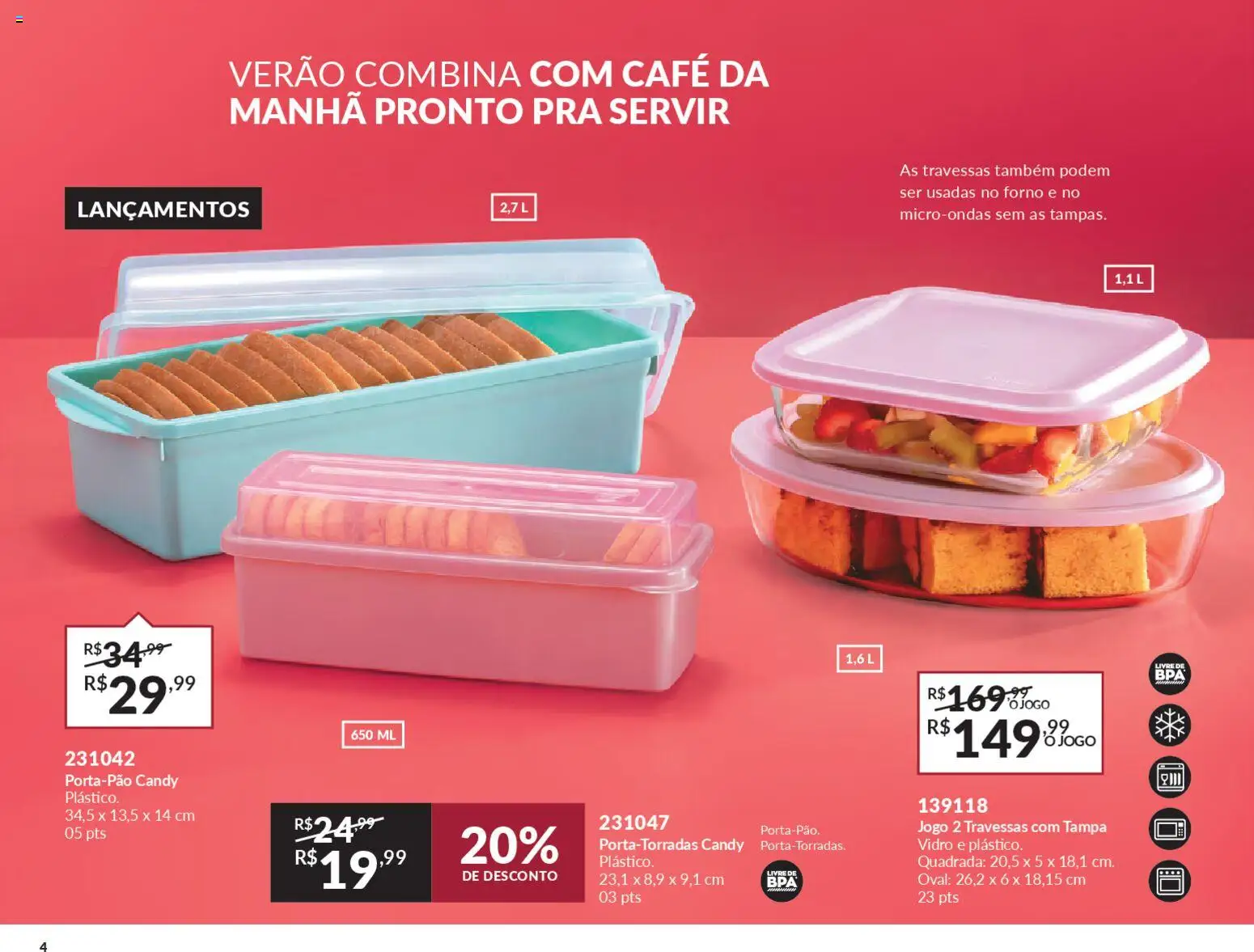 Avon Folheto - válido de 19.12.2025 | Página: 4 | Produtos: Forno, Café, Microondas
