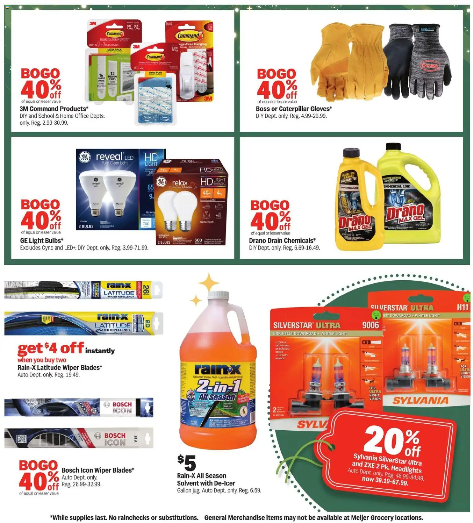 Meijer Holidays Deals - valid from 10.12.2025 | Page: 20 | Products: Wiper, Water